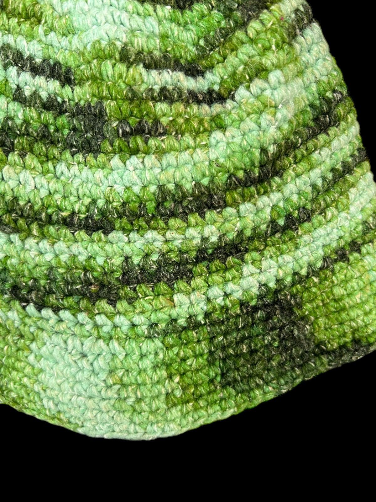 Japanese Brand × Kapital × Vintage Crochet Knitted Handmade Rare Hats ☠️☠️ Size ONE SIZE - 6 Thumbnail