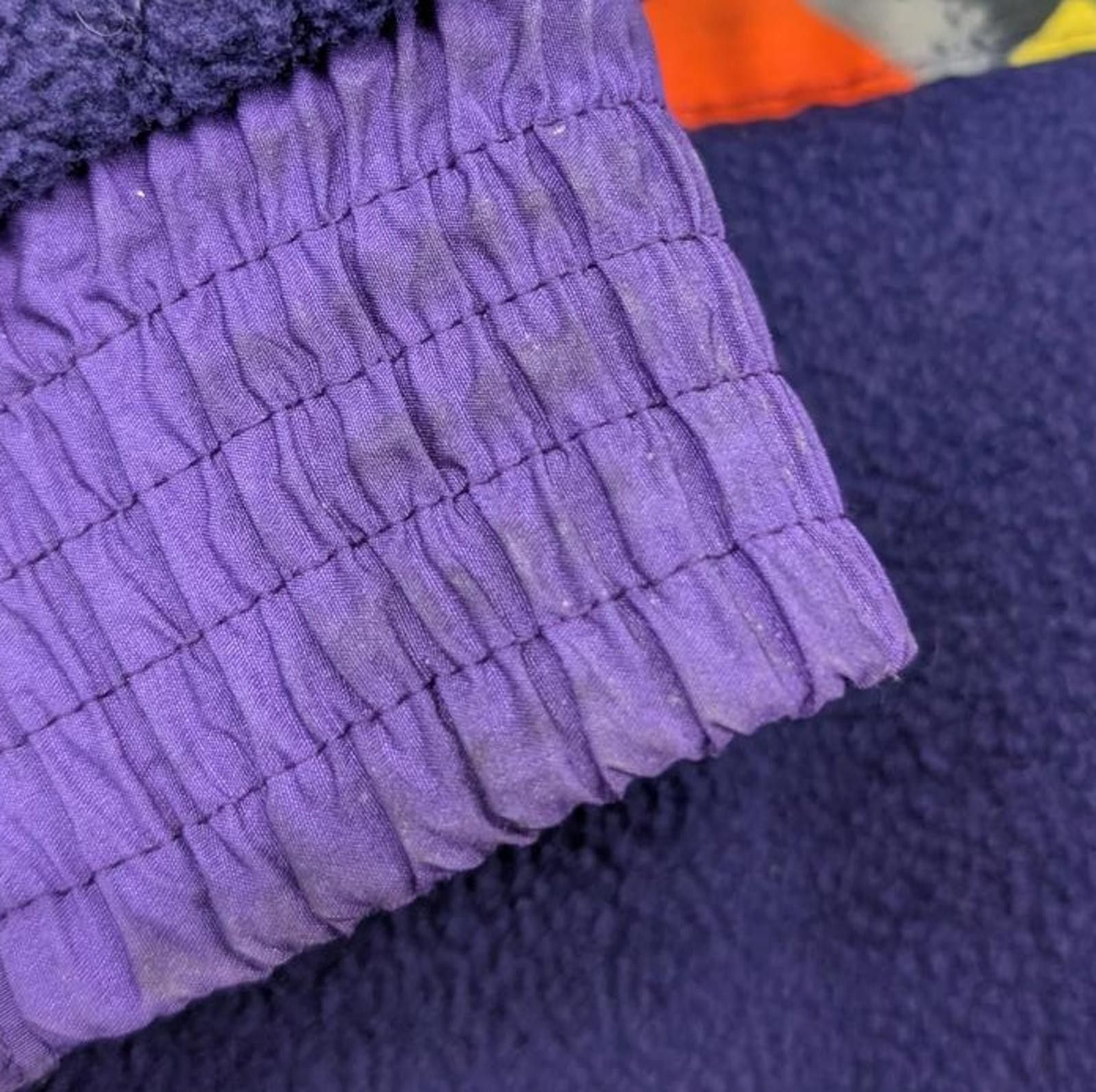 Vintage Vintage 90s Atomic Sportswear Purple Orange Fleece Sweater Size US XL / EU 56 / 4 - 5 Thumbnail
