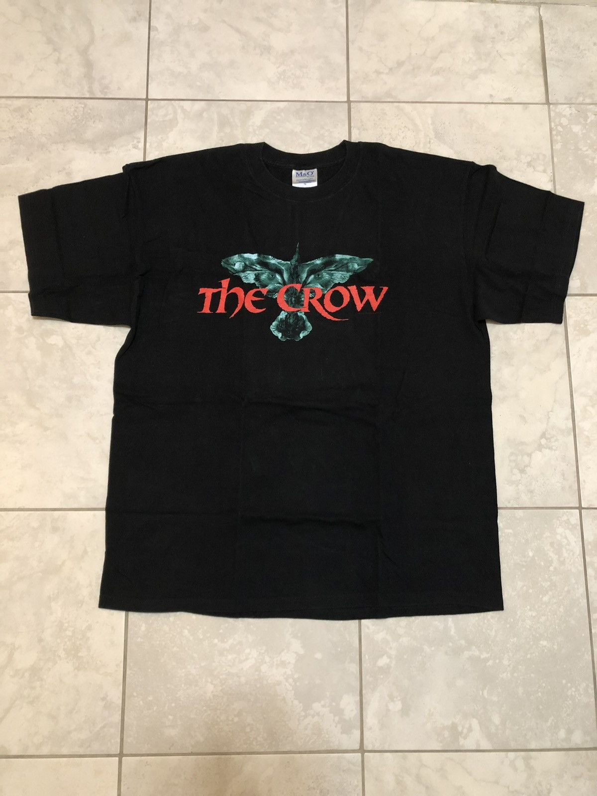 image of Archival Clothing x Movie Vintage The Crow Brandon Lee Movie T Shirt in Black, Men's (Size XL)