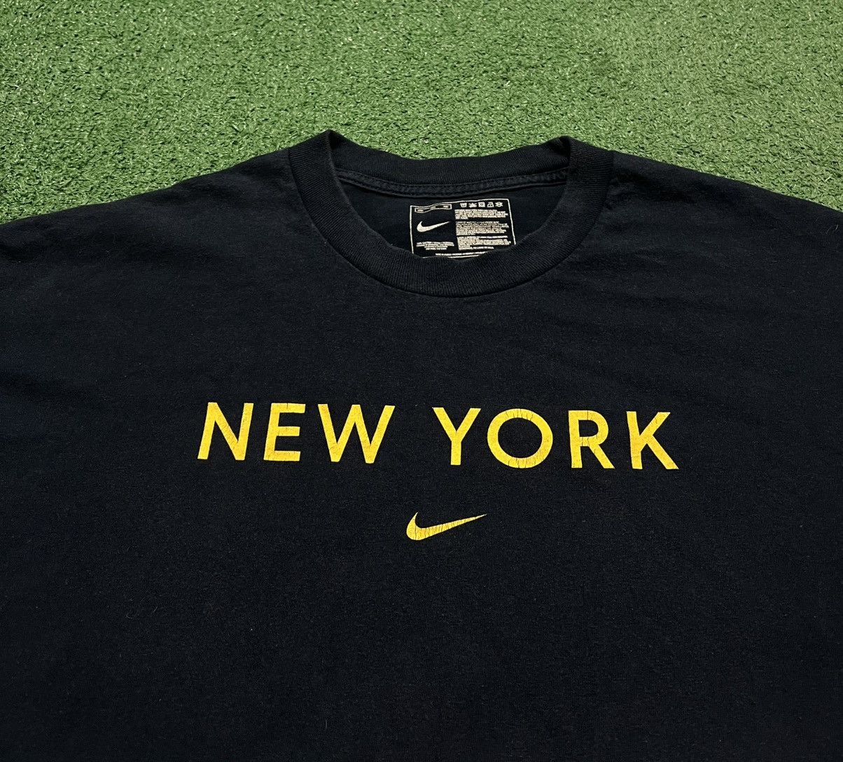 Nike × Vintage Nike New York Swoosh Tee Vintage Size US XL / EU 56 / 4 - 2 Thumbnail