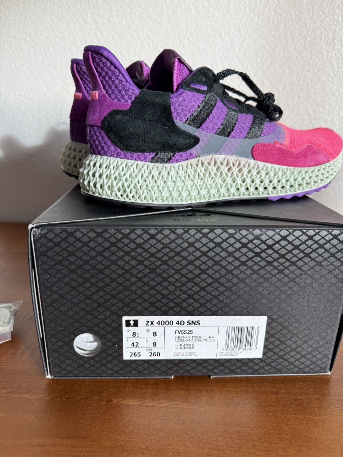 Adidas × Sneakersnstuff Adidas ZX 4000 4D SNS size 8.5 Size US 8.5 / EU 41-42 - 6 Thumbnail
