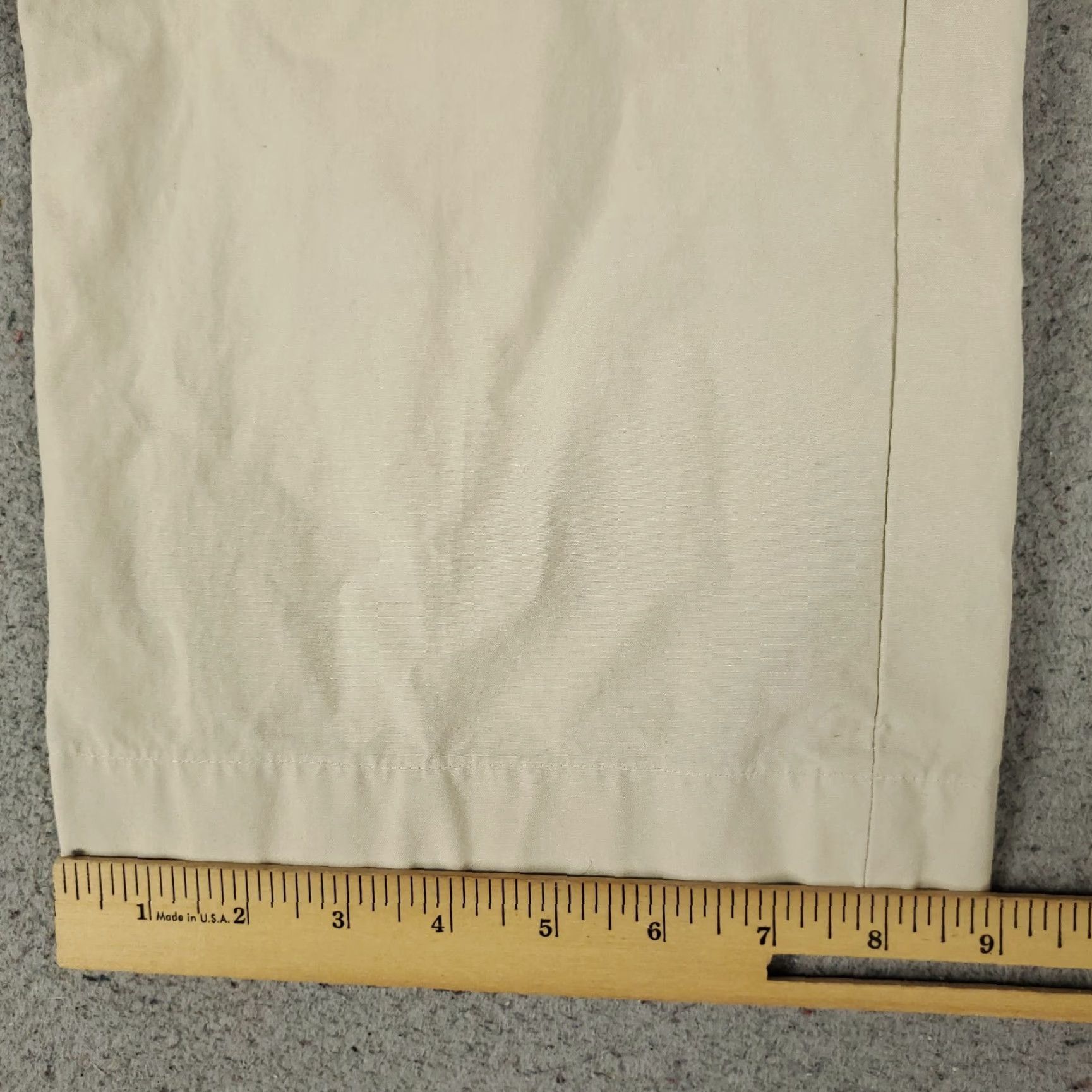 Brooks Brothers Brooks Brothers Mens 38x30 Beige Cotton Flat Front Chino Pants Size US 38 / EU 54 - 6 Thumbnail