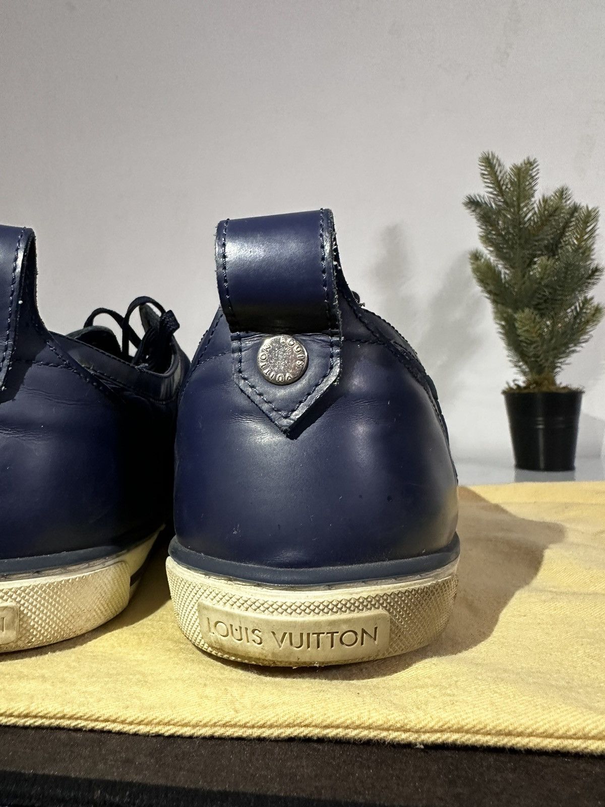 Louis Vuitton Navy Blue Sneakers Size US 11.5 / EU 44-45 - 6 Thumbnail