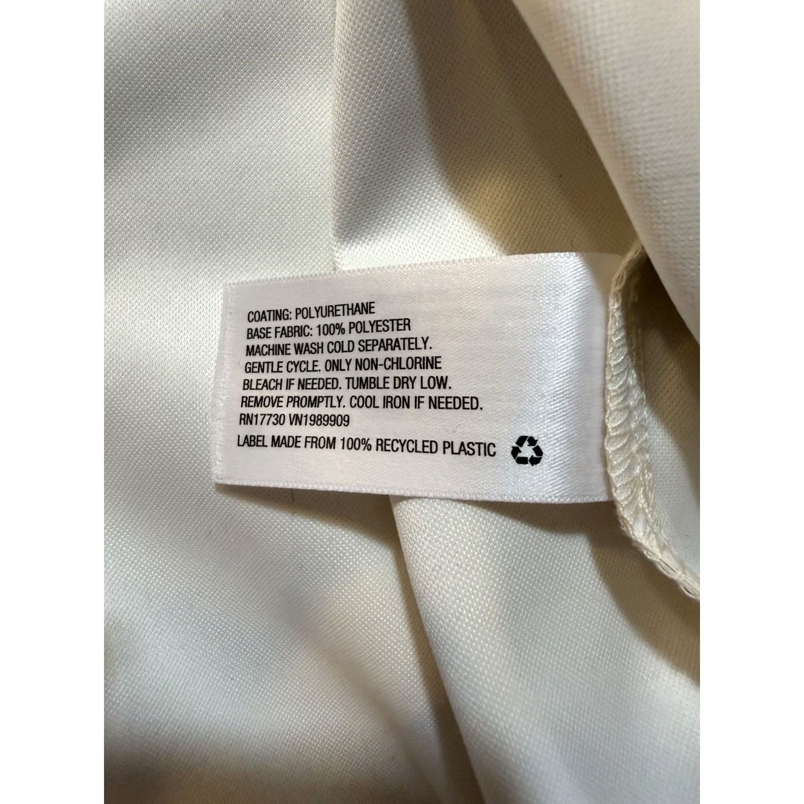 Vintage A New Day Cream Faux Leather Pleather Button-Down Long Sleeve Shirt XS Women Ivory Regular Down 0? Size XS / US 0-2 / IT 36-38 - 4 Thumbnail