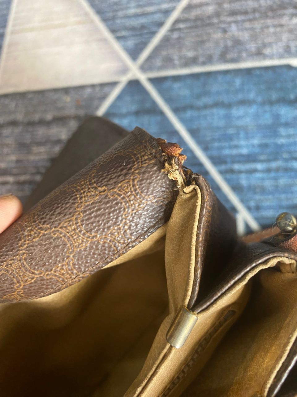 Celine × Vintage Vintage Celine Macadam Shoulder Bag Size ONE SIZE - 17 Thumbnail
