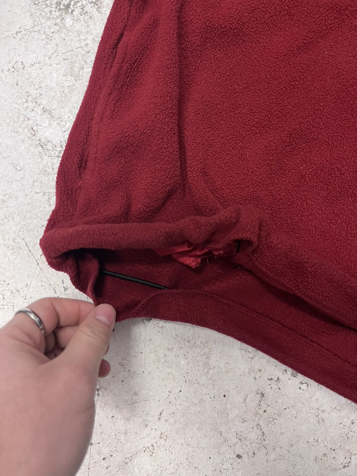 Vintage Vintage red private member fleece jacket Size US L / EU 52-54 / 3 - 4 Thumbnail