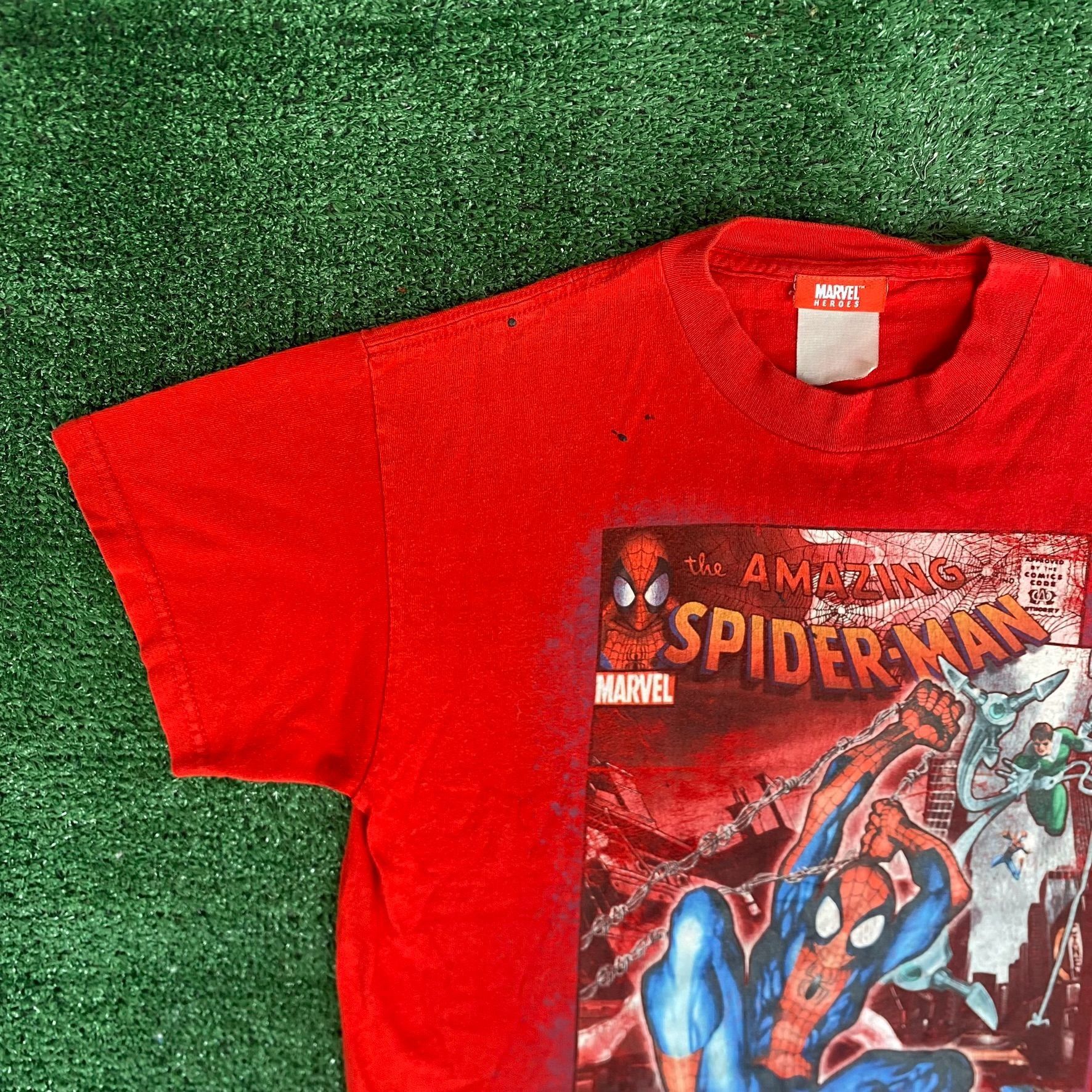 Marvel Comics Vintage Y2K Spiderman Shirt Marvel Comics Retro Movie Tee Size US S / EU 44-46 / 1 - 2 Thumbnail