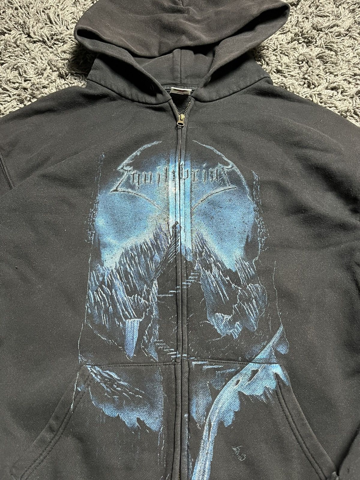 Band Tees Equilibrium "Butterfly" Metal Graphic Hoodie Rare Band Merch Size US L / EU 52-54 / 3 - 3 Thumbnail