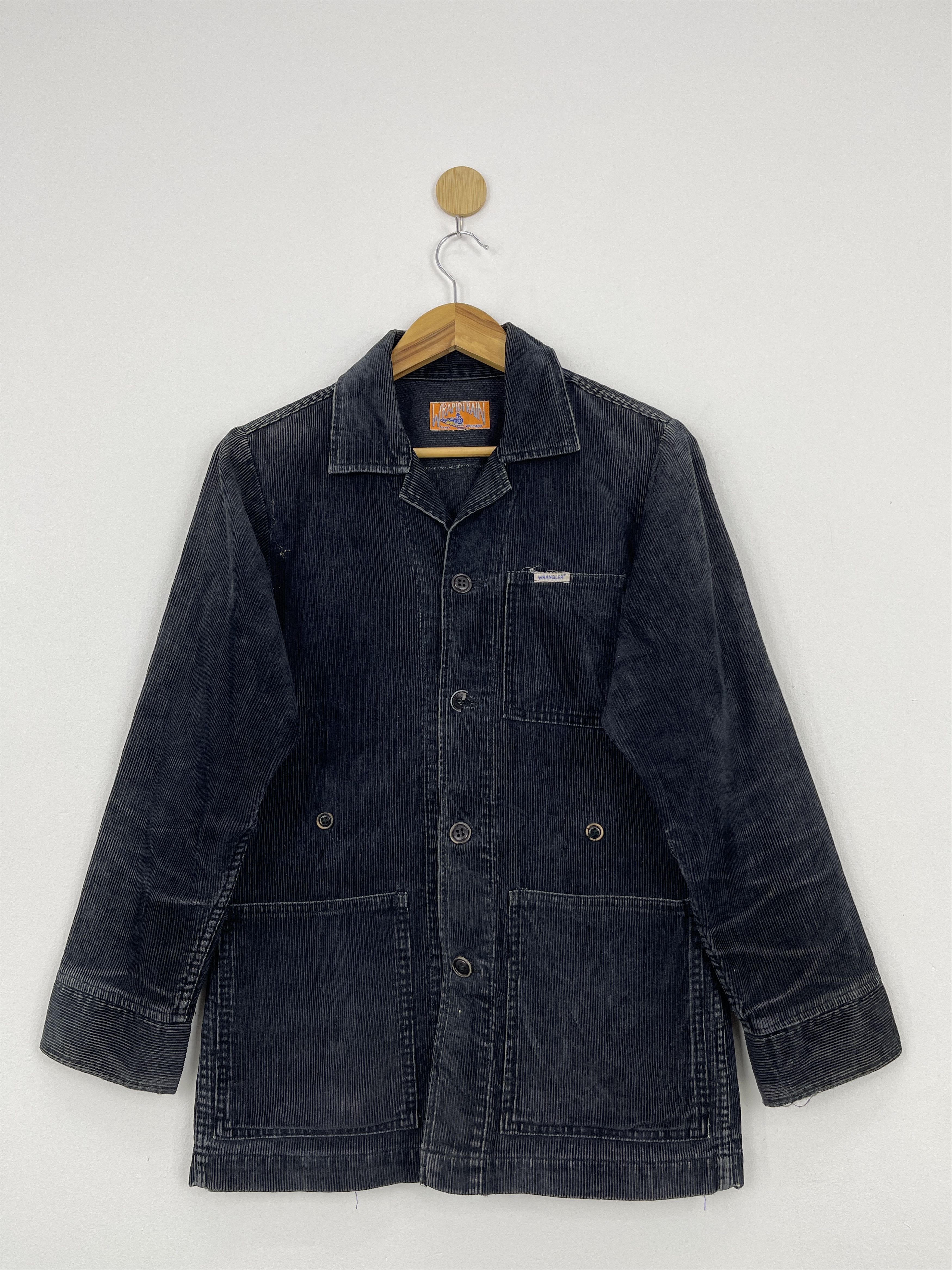 Vintage Vintage Wrangler Wrapidtrain Corduroy Jacket JA0027 Size US S / EU 44-46 / 1 - 1 Thumbnail