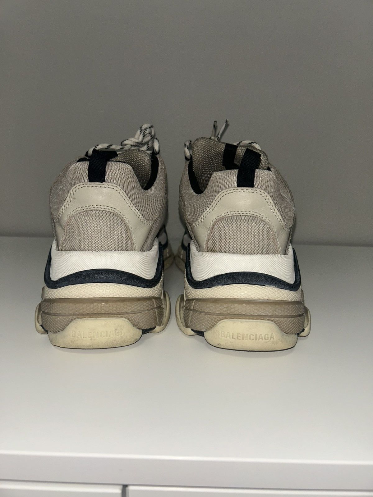 Balenciaga Balenciaga Triple S Beige size 11 Size US 11 / EU 44 - 3 Thumbnail