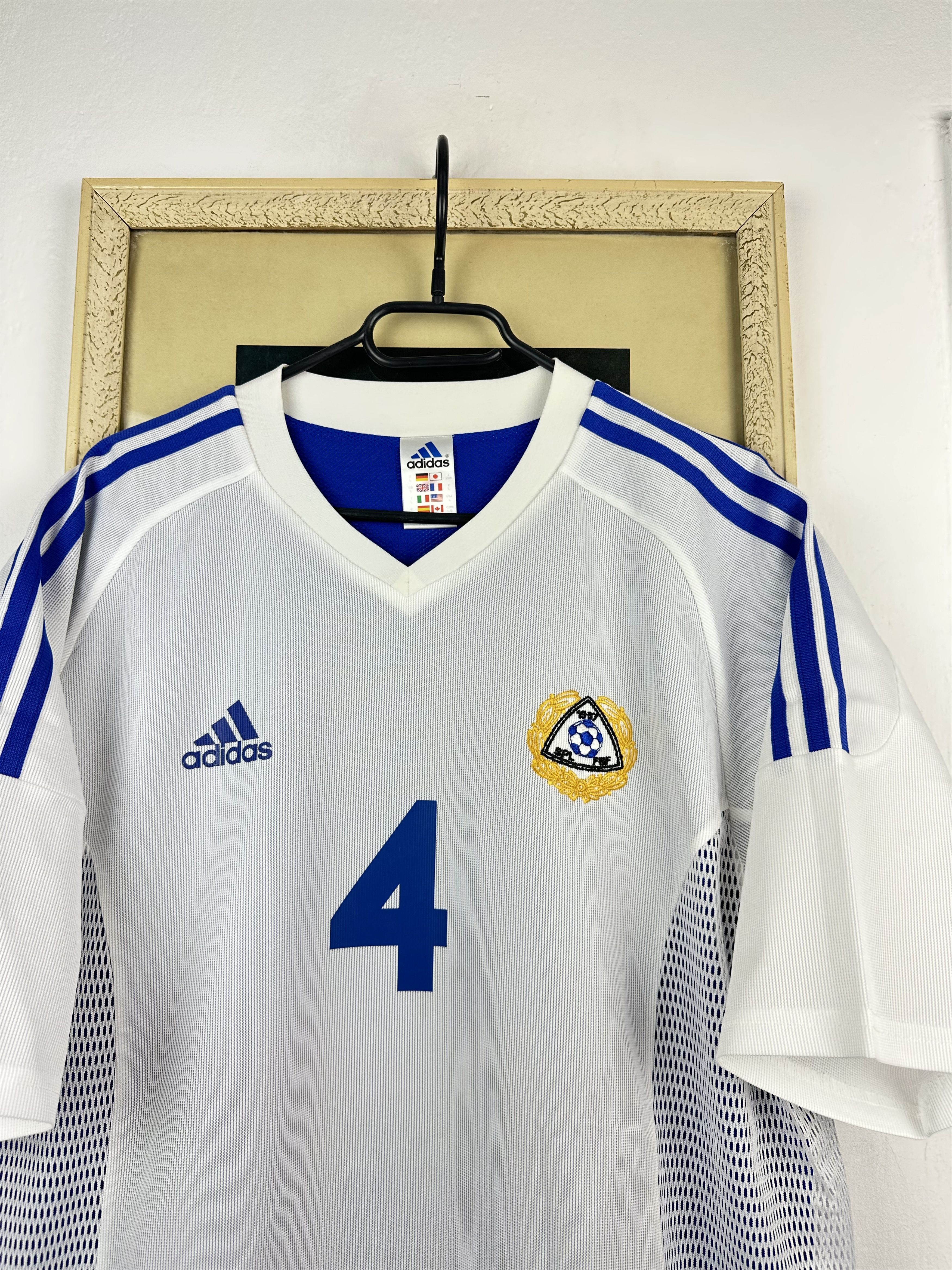 Adidas Finland football shirt 2003 Match Worn Hyypia Jersey Еуу Size US L / EU 52-54 / 3 - 3 Thumbnail