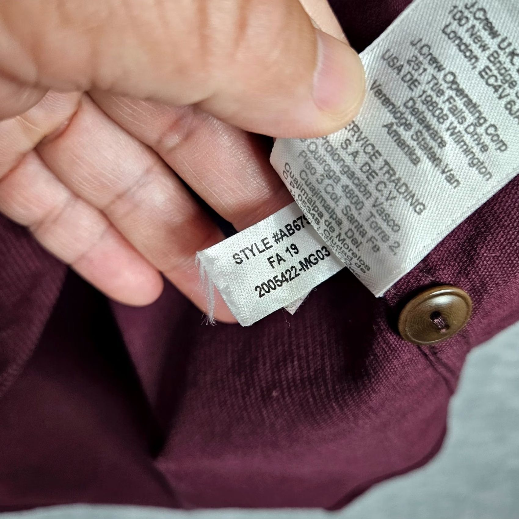 J.Crew J.CREW Button-Up Corduroy Red Shirt Mens M Classic Cotton Elastane Regular Button-Up Casual XS? Size US M / EU 48-50 / 2 - 8 Thumbnail