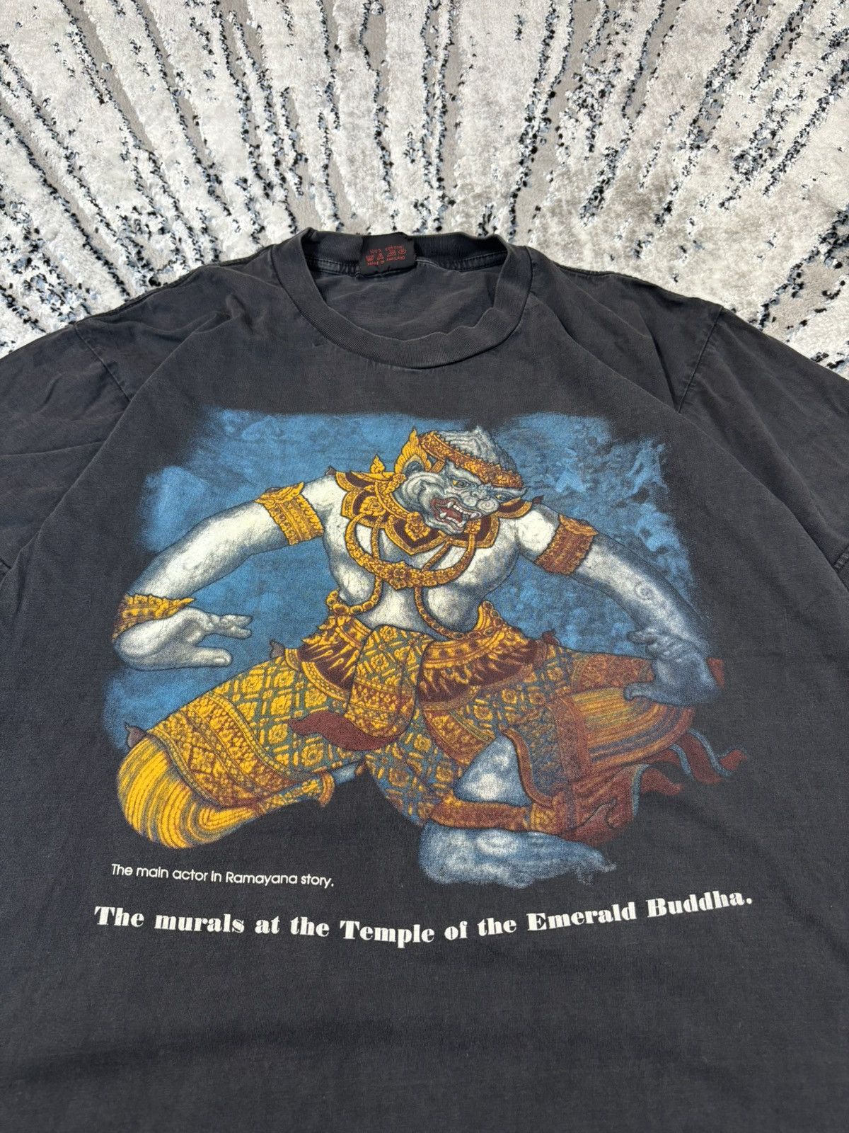 Band Tees × Vintage Vintage T shirt Thailand Buddha Temple graphic Japanese 90s Size US L / EU 52-54 / 3 - 2 Thumbnail