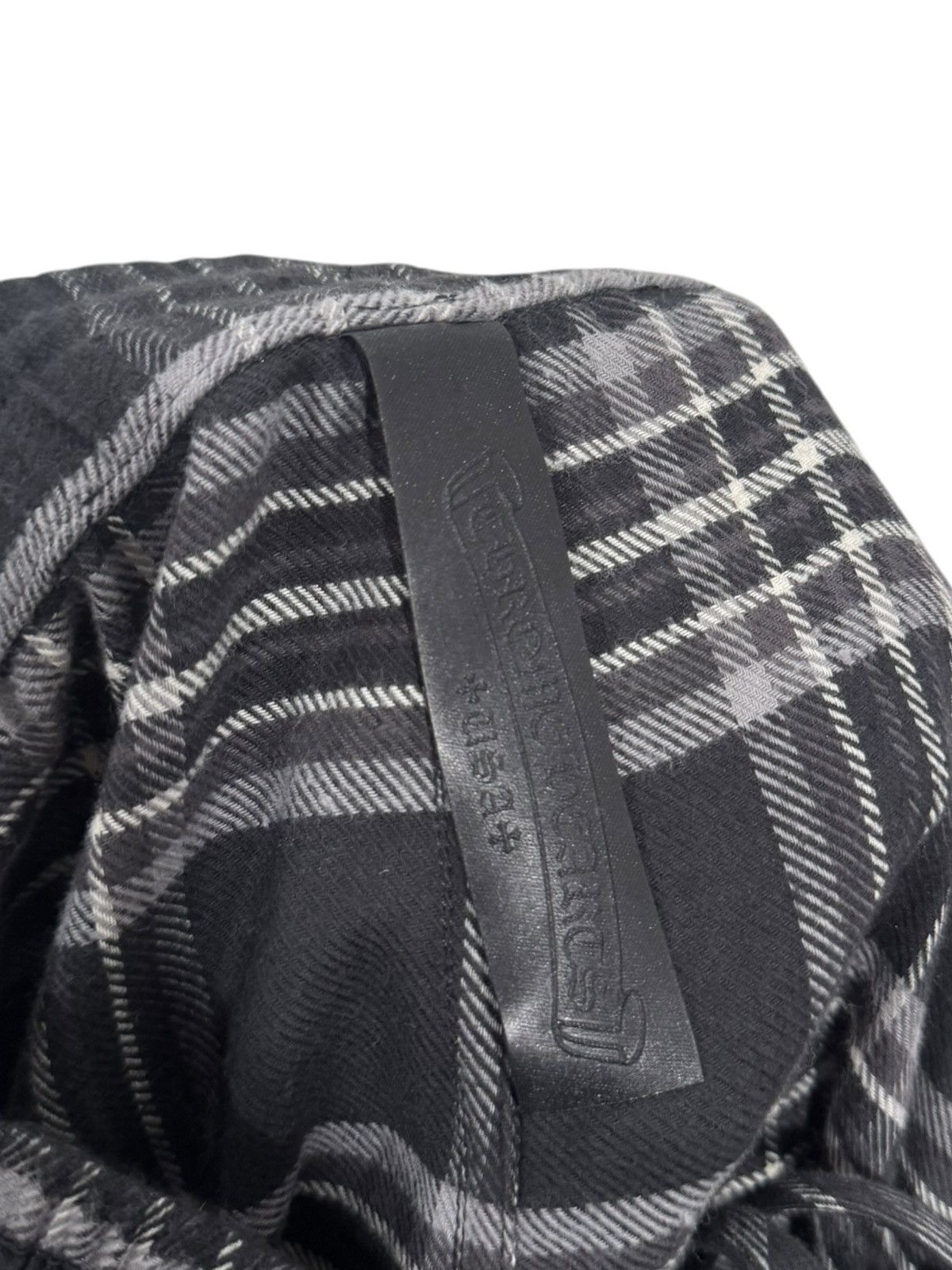 Chrome Hearts Chrome Hearts After School Flannel Shorts Black Grey Size US 33 - 6 Thumbnail