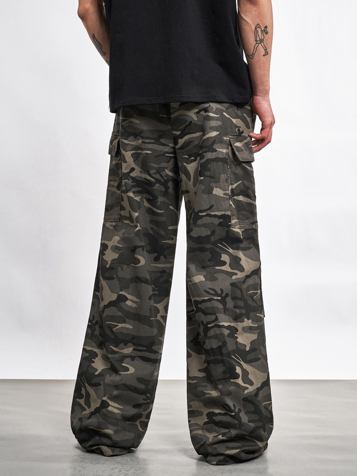 Vintage Cargo Straight Wide Leg Pants Size US 34 / EU 50 - 5 Thumbnail
