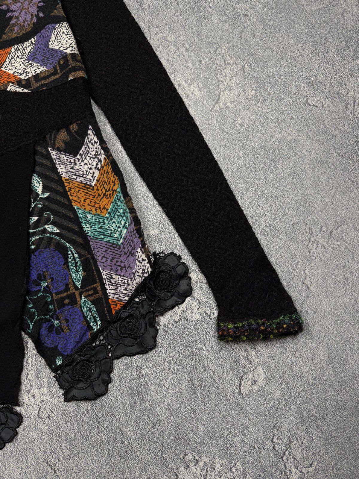 Japanese Brand VINTAGE ROBERTO NALDI 2000s OFF SHOULDERS LONG SLEEVE Size XL / US 12-14 / IT 48-50 - 4 Thumbnail