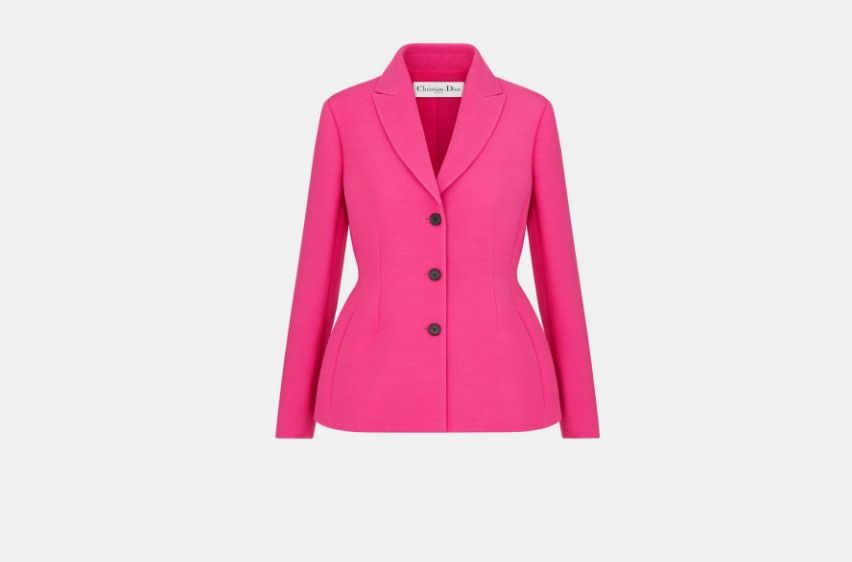 o1w1db10325 411V3 Fitted Jacket in Passion Pink