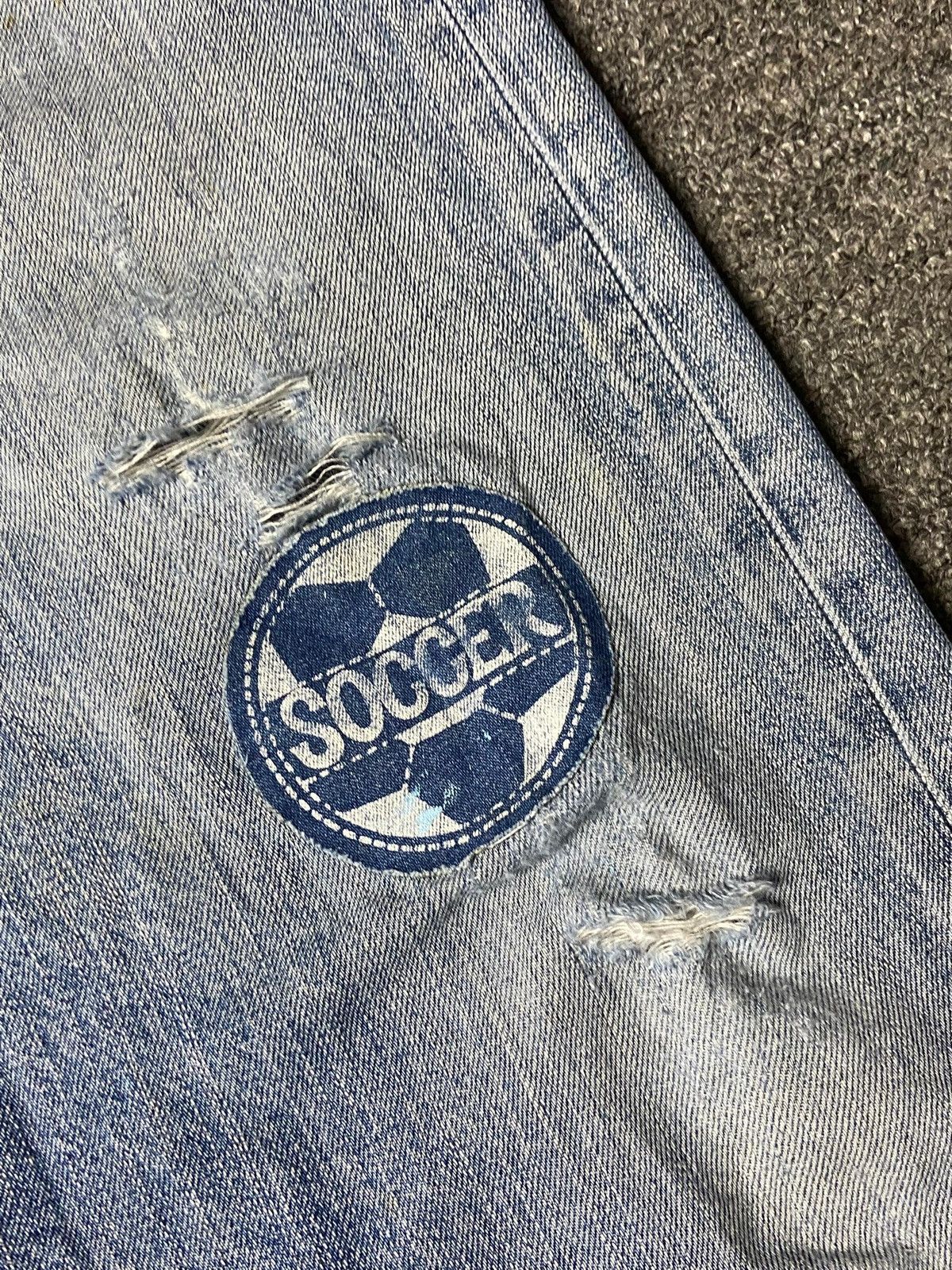 Levi's Levis Strauss Co. 503 Denim Jeans with Patches (164) Size US 32 / EU 48 - 9 Thumbnail