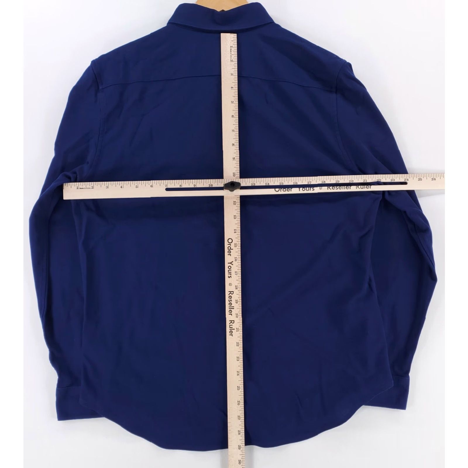 Lacoste Lacoste Shirt Slim Fit Blue Button-Up Long Sleeve Mens 17.5 Blue 17.5 Mens Slim Fit Button-Up Shirt Size US XXL / EU 58 / 5 - 6 Thumbnail