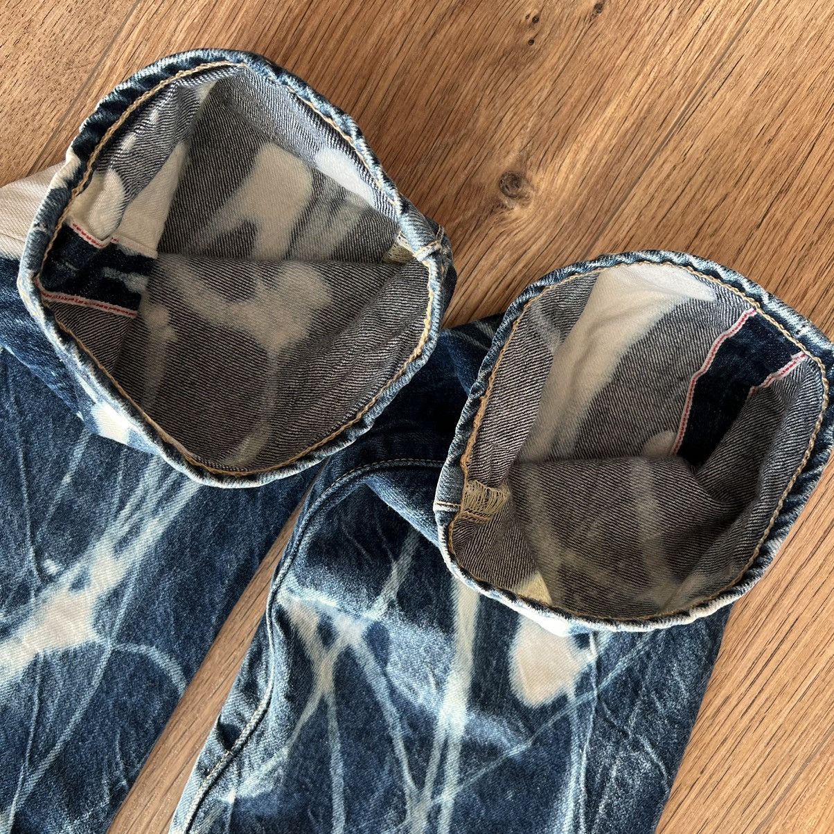 Levi's 🔥Levis selvedge denim full printed vintage pattern Size US 30 / EU 46 - 12 Thumbnail