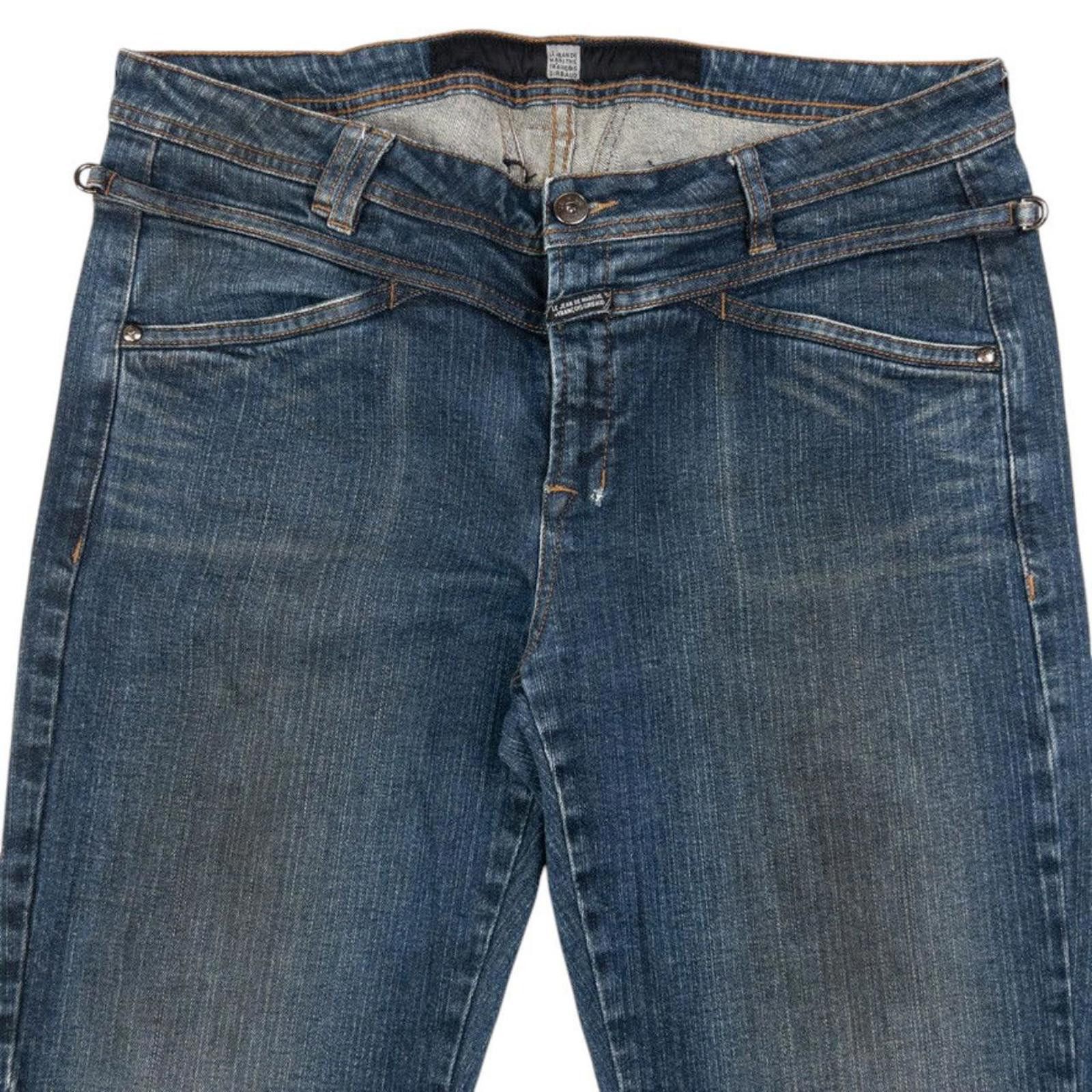 Marithe + Francois Girbaud Vintage Marithe + Francois Girbaud Cropped Denim Jeans W36 Size 36" / US 14 / IT 50 - 3 Thumbnail