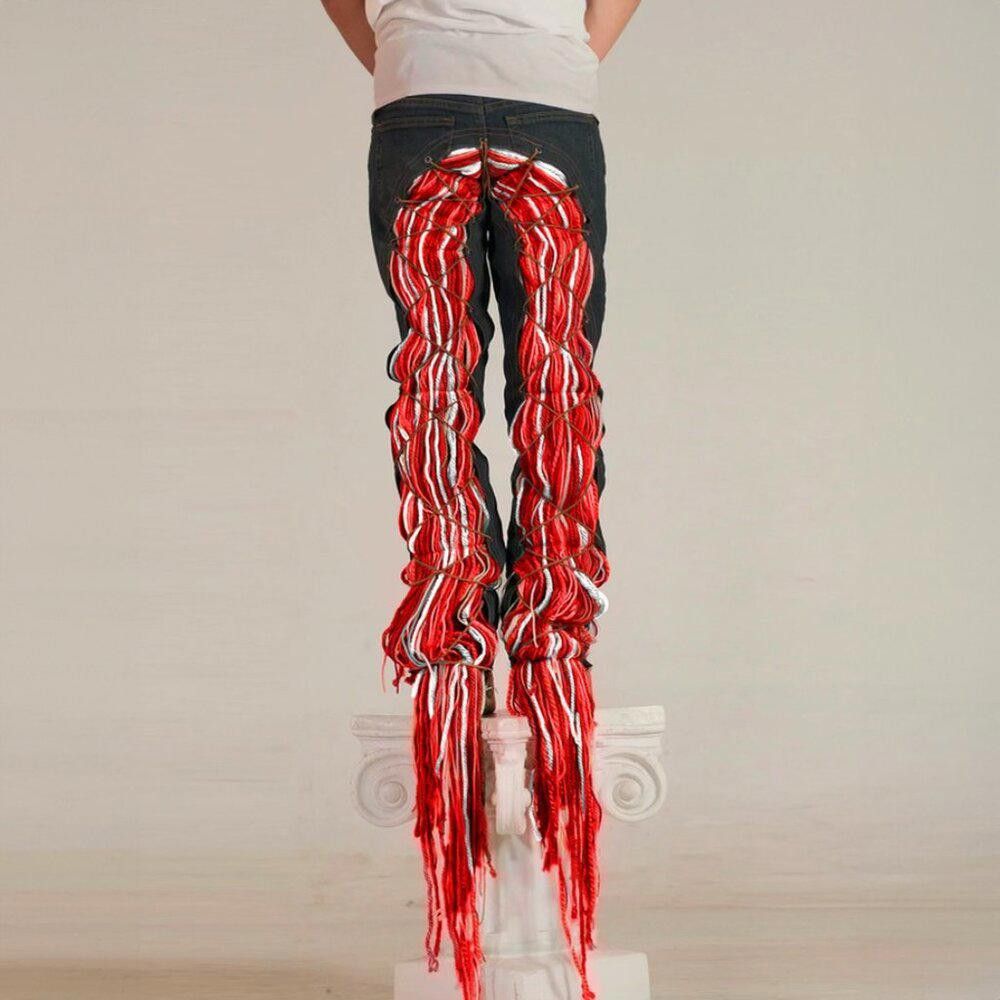 Designer AKINGS Crimson Aux Denim (Size 34) Size US 34 / EU 50 - 4 Thumbnail