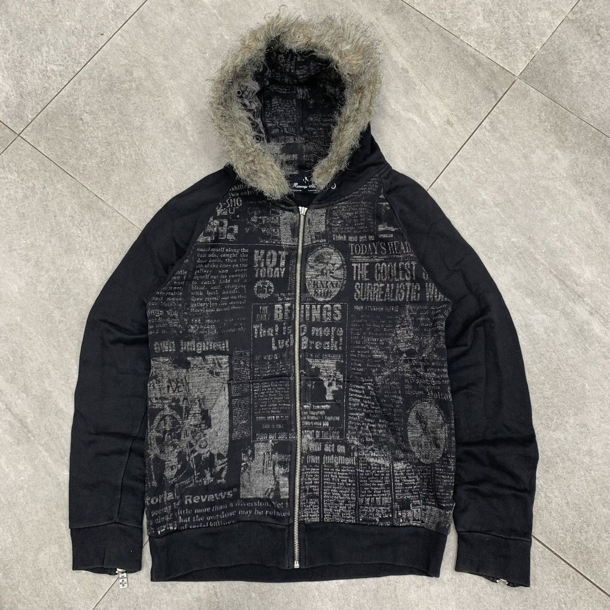 BERNINGS SHO Berning Sho Poem Fur Hoodie Size US M / EU 48-50 / 2 - 1 Thumbnail