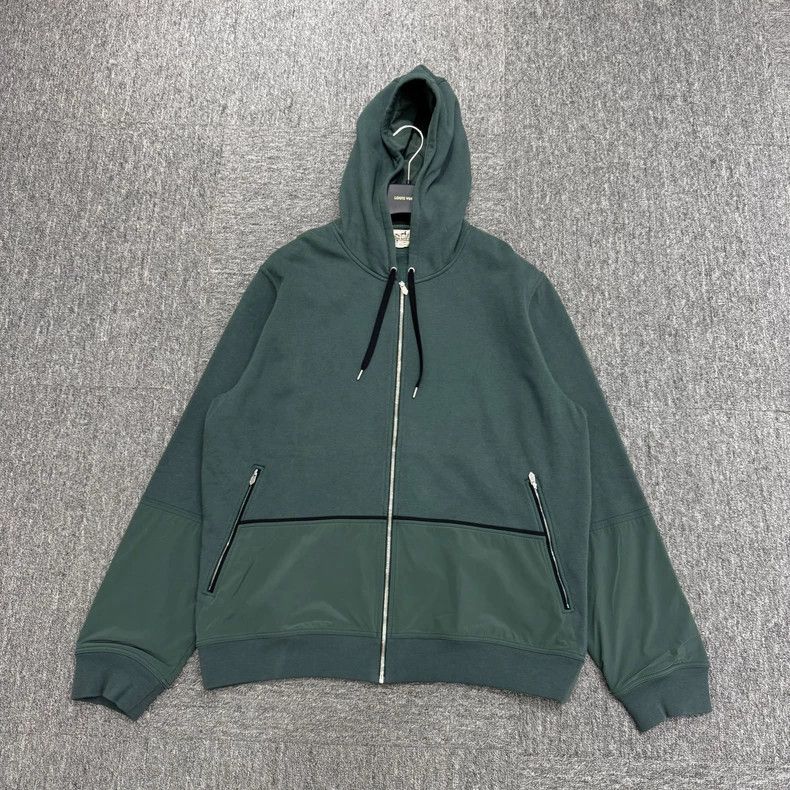 Hermes Hermes Nylon Paneled Hooded Sweatshirt-yf Size US XXL / EU 58 / 5 - 1 Thumbnail