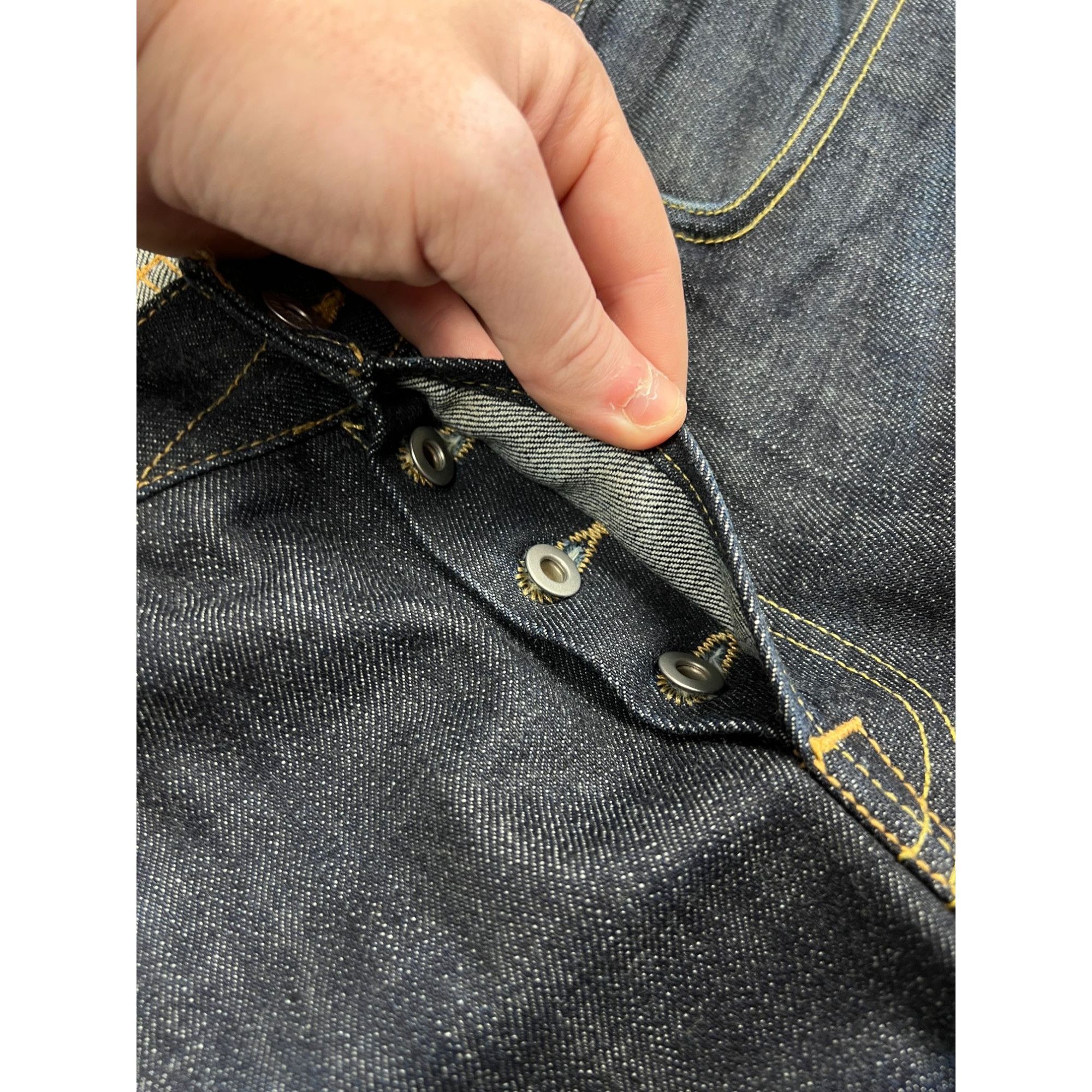 Edwin Edwin ED-71 Raw Selvedge Denim Jeans Pants (Y0965) Size US 31 - 8 Thumbnail