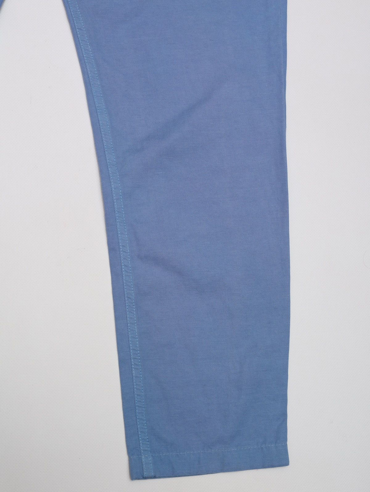 Loro Piana Loro Piana Sky Blue Cotton Linen Pants Trousers Size US 35 - 5 Thumbnail