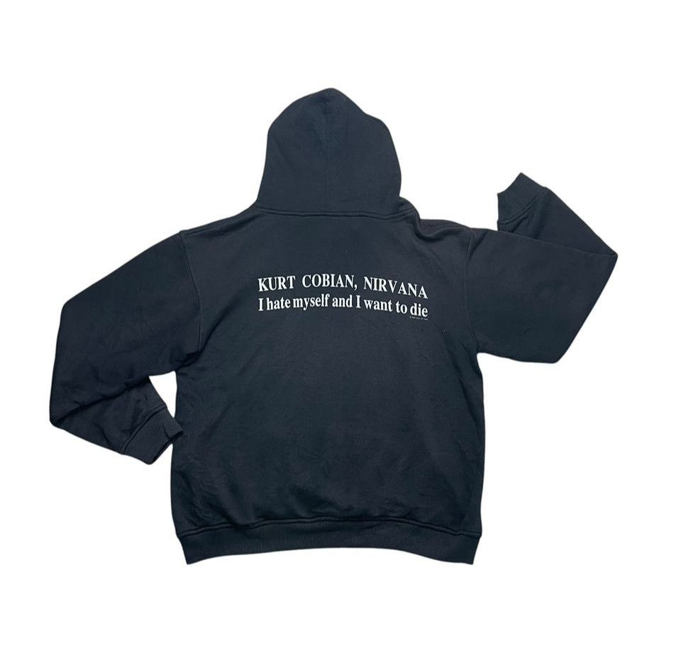 Vintage Vintage Wall Of Fame Kurt Cobian Hoodie Size US L / EU 52-54 / 3 - 2 Thumbnail
