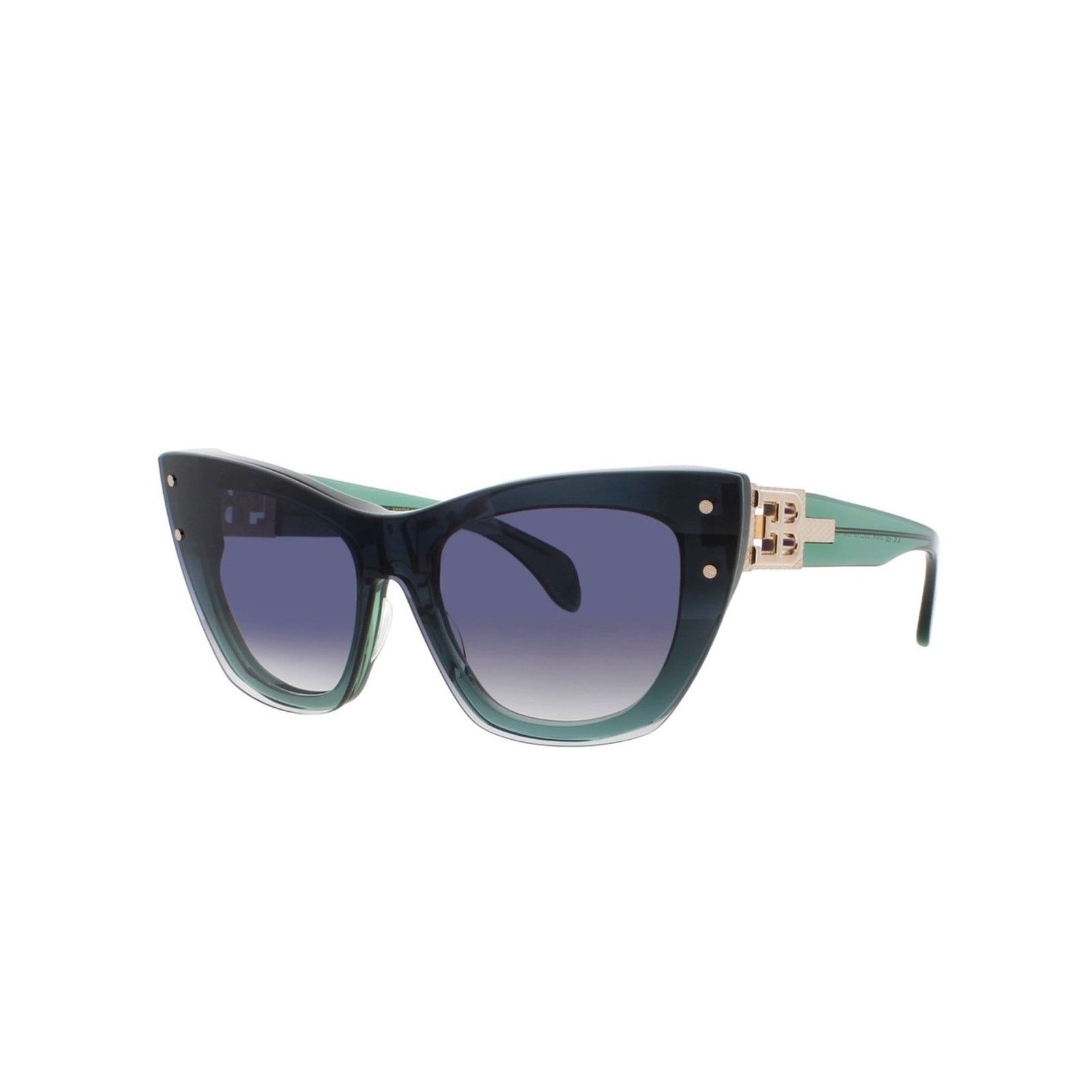 Bugatti New BUGATTI 48L BG Sunglasses Crystal Green Lenses Authentic Size ONE SIZE - 1 Thumbnail