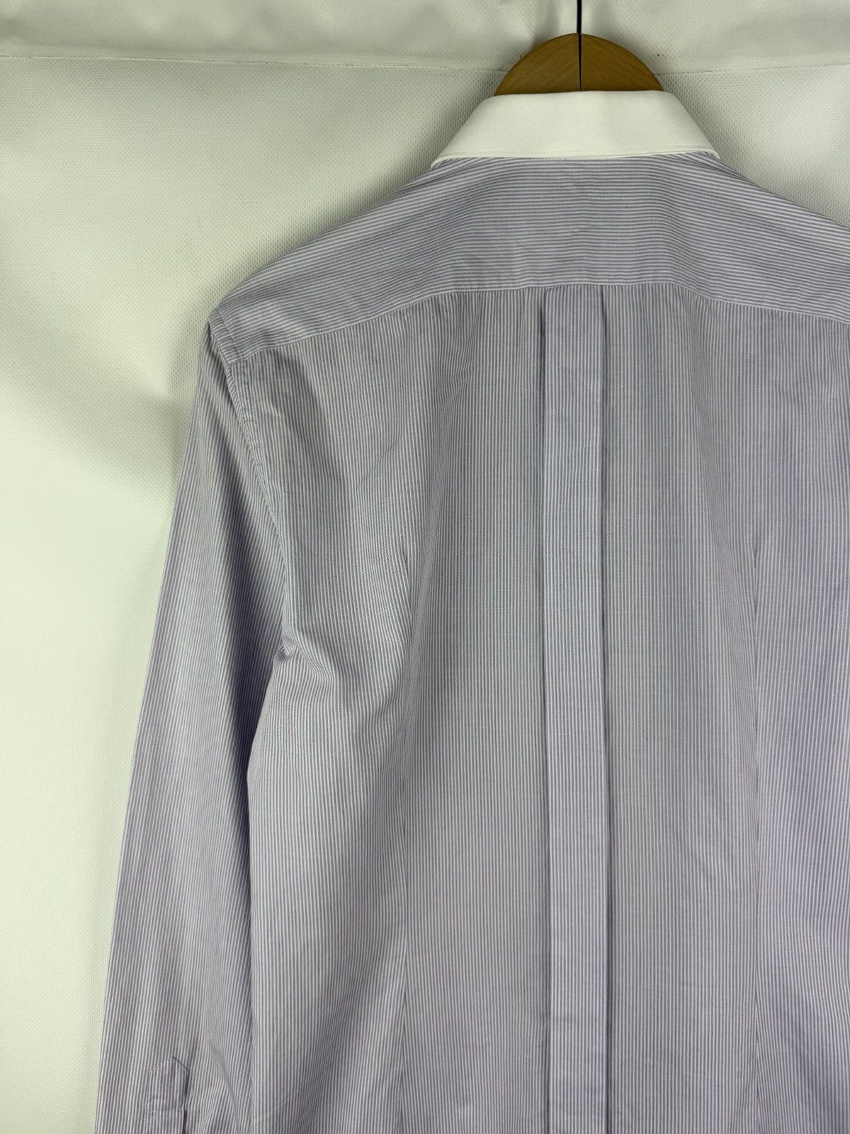 Dolce & Gabbana Dolce & Gabbana Gold L/S Button Up Dress Striped Shirt Size US M / EU 48-50 / 2 - 18 Thumbnail