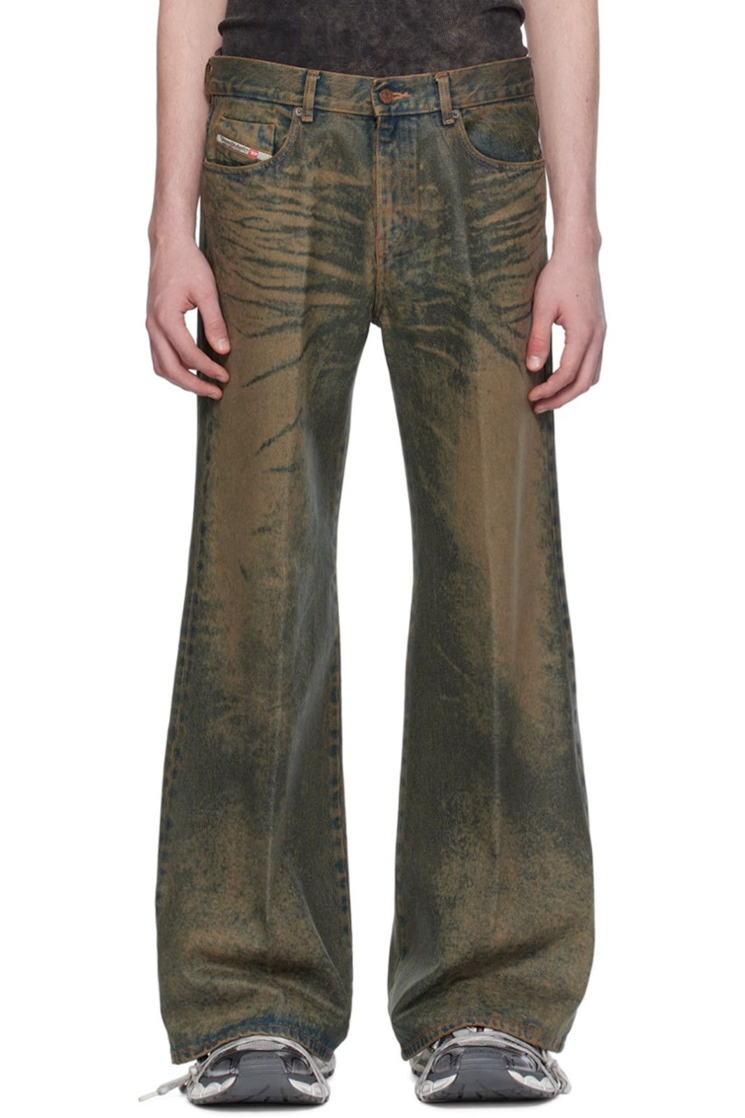 Diesel Diesel Industry Denim Acid wash Distressed Jeans Size US 36 / EU 52 - 17 Thumbnail