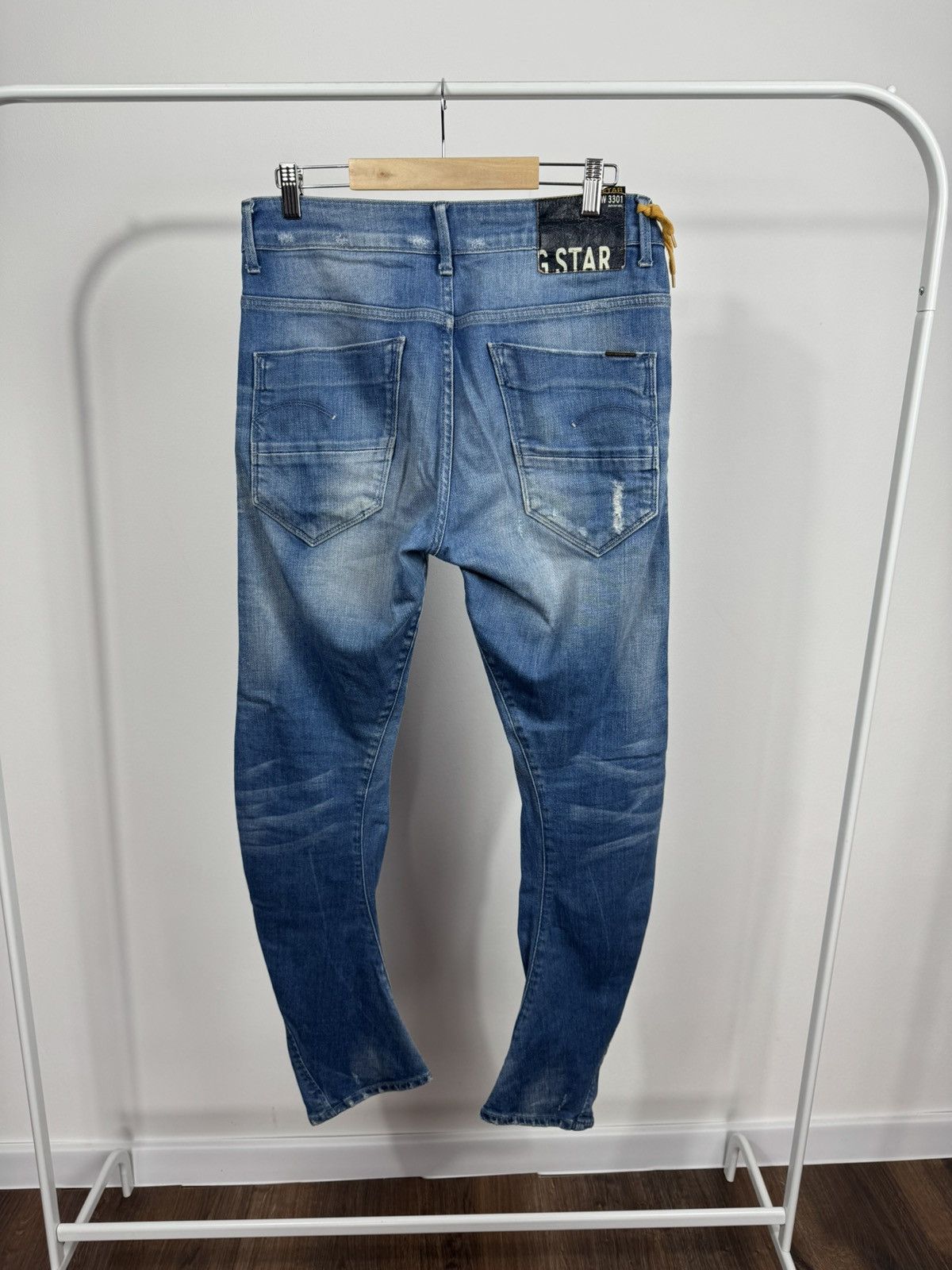 G-Star G-Star Raw Type C 3D Loose Tapered Dirty Blue Denim Jeans