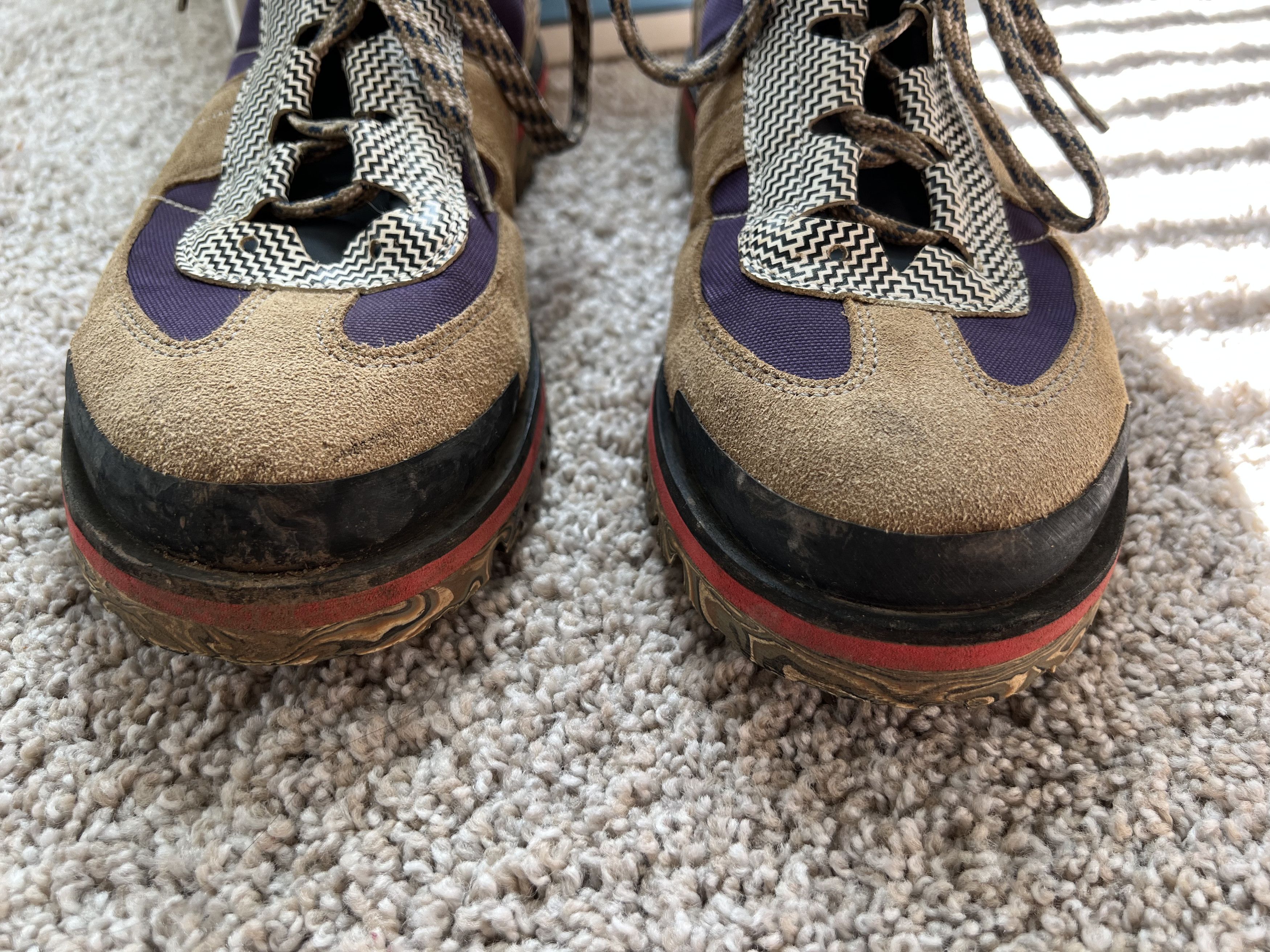Acne Studios Acne Studios Blå Konst Multi Purple Hiking Boot Size US 10.5 / EU 43-44 - 3 Thumbnail
