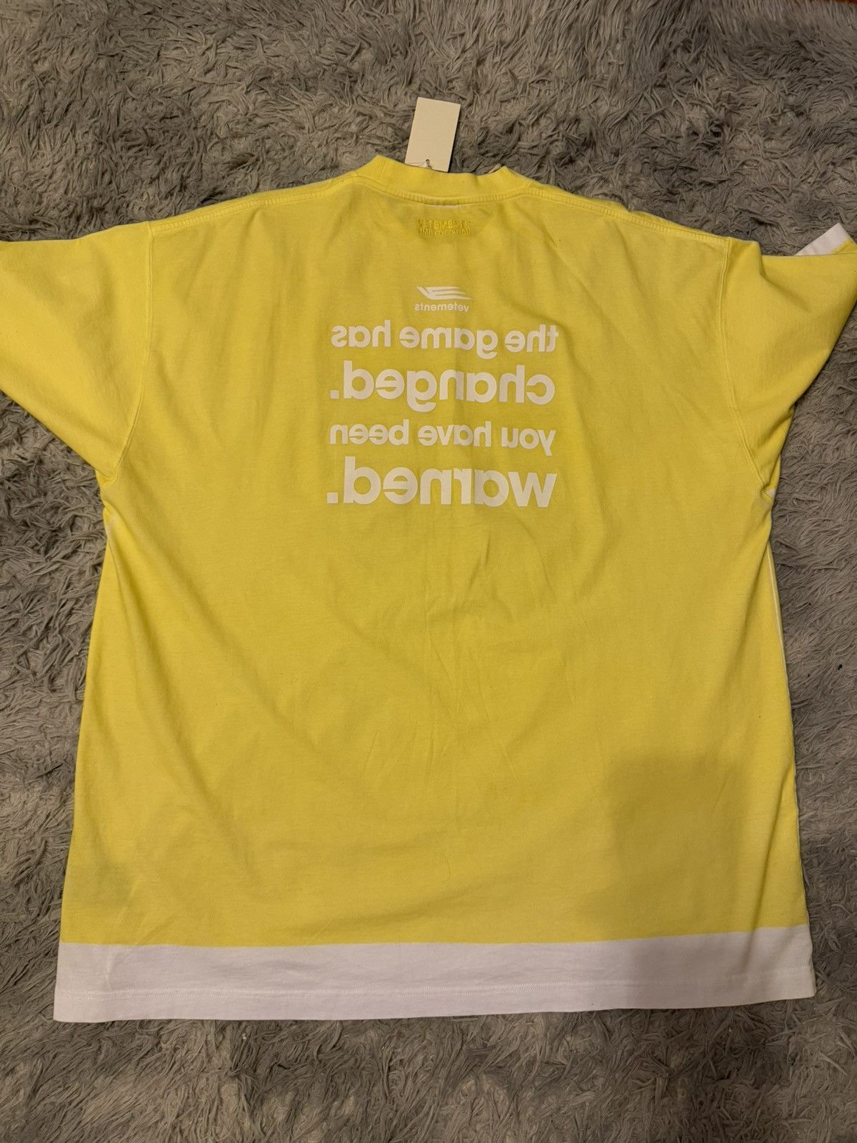 Vetements the game has changed shirt Size US L / EU 52-54 / 3 - 5 Thumbnail