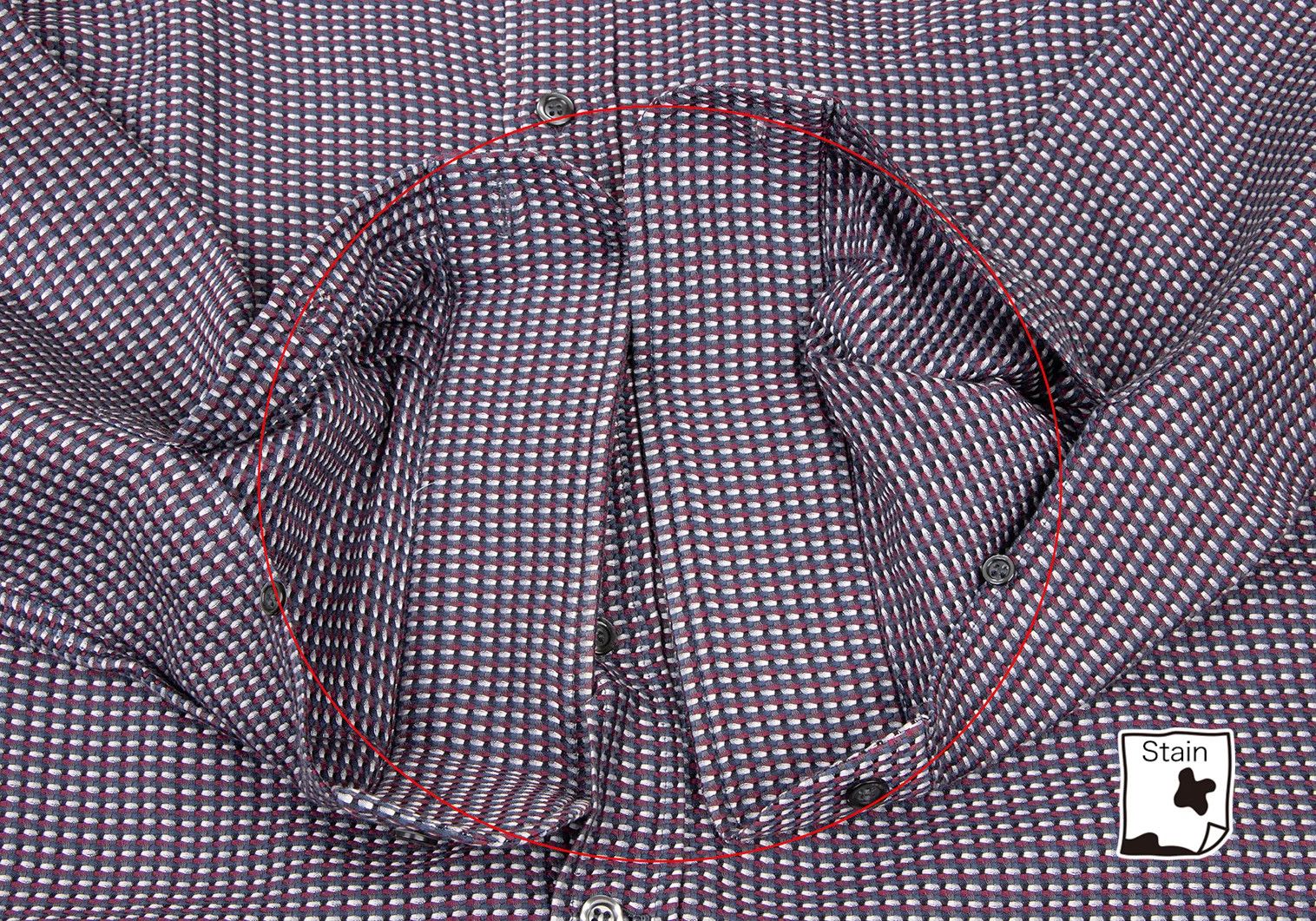 Emporio Armani One-Point Logo Multi-Embroidered Shirt in Blue and Red Size US M / EU 48-50 / 2 - 9 Thumbnail
