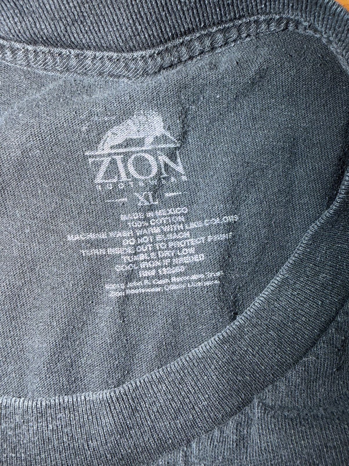 Zion Rootswear Johnny Cash Outlaw Music Country Black Concert T Zion Sz XL Size US XL / EU 56 / 4 - 3 Thumbnail