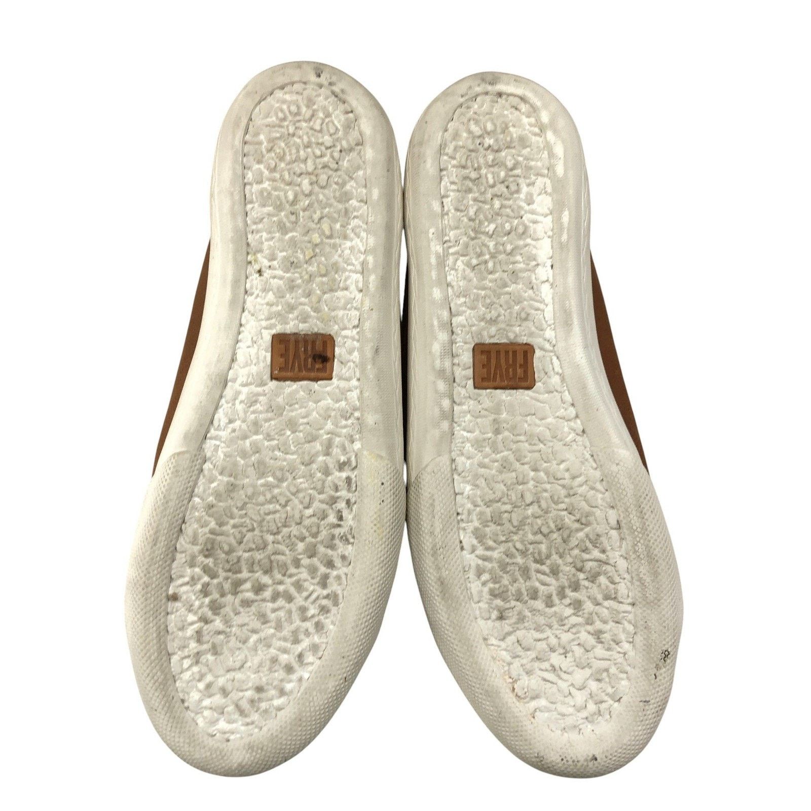Frye Frye Shoes 7M Leather Low Top Sneakers Cognac Casual Lace Up Size US 7 / IT 37 - 10 Thumbnail