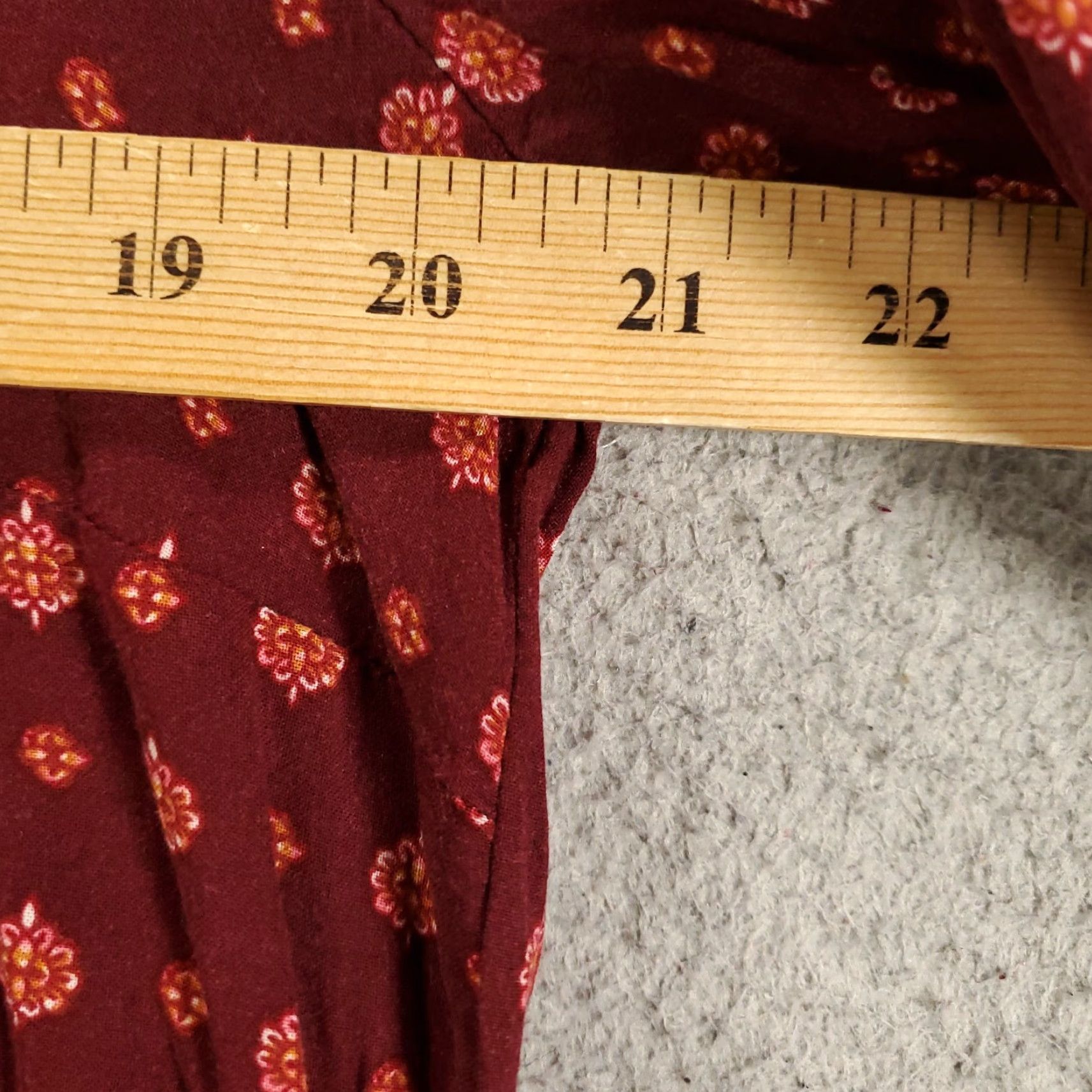Vintage Know Rose Tunic Womens XL Cold Shoulder Boho Ruffle Tie Tassled Mini Dress Size XL / US 12-14 / IT 48-50 - 5 Thumbnail
