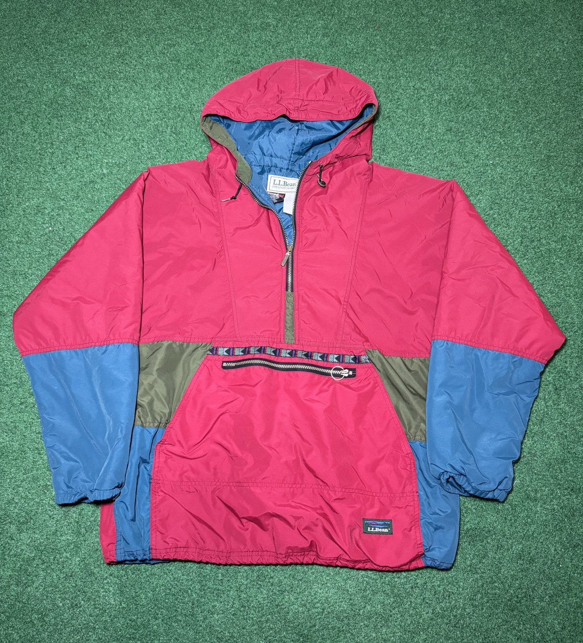 Vintage 90s L.L Bean USA Made 3M Anorak Large Outdoor Jacket