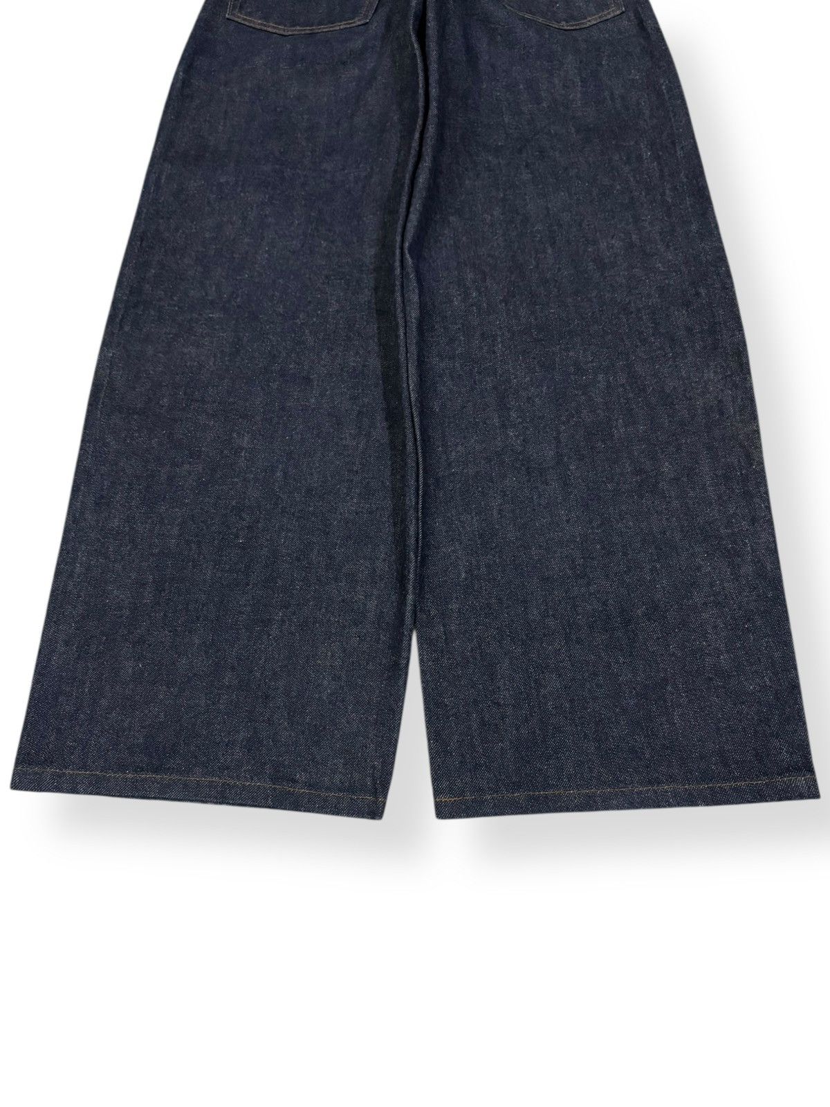 Lemaire × Uniqlo Vintage Uniqlo x Lemaire Dark Blue Wide Leg Baggy Jeans Size 25" / US 0 / IT 36 - 8 Thumbnail