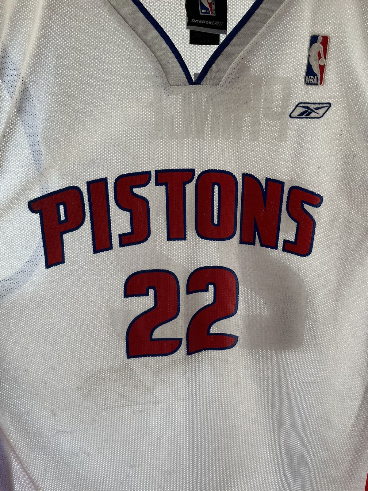 NBA × Reebok Retro Detroit Pistons Jersey Size US L / EU 52-54 / 3 - 6 Thumbnail