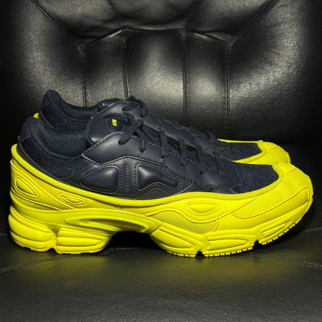 Adidas × Raf Simons 10us Adidas Raf Simons Ozweego Yellow FW18 Size US 10 / EU 43 - 1 Thumbnail