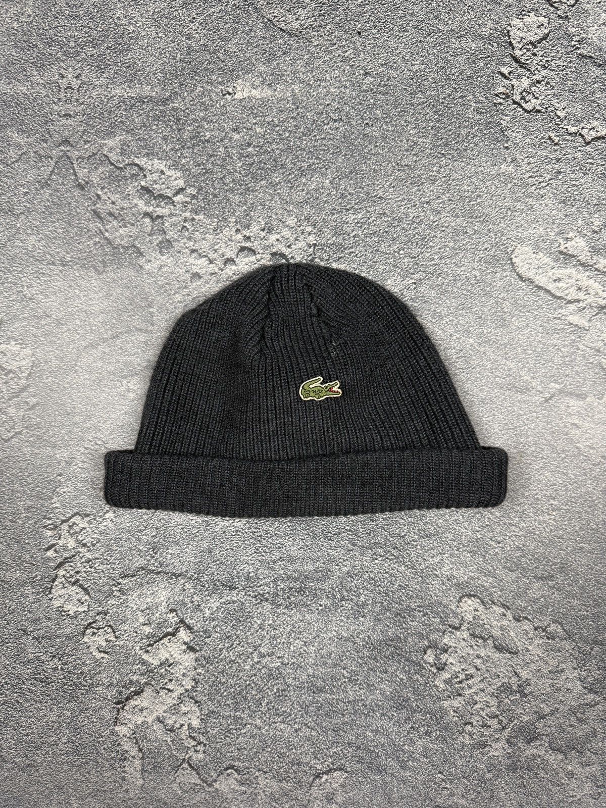 Lacoste Vintage Lacoste Beanie Lambswool Hat Cap 90s Y2K Style USA Size ONE SIZE - 1 Thumbnail