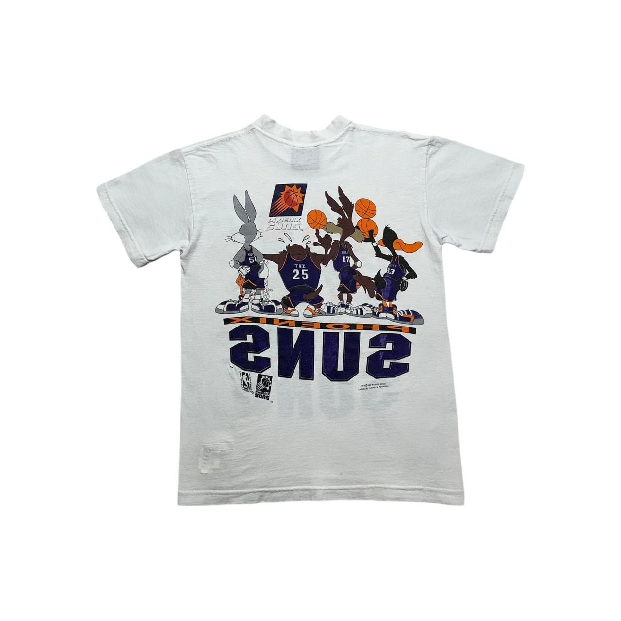 NBA × Vintage × Warner Bros Vintage Phoenix Suns Looney Tunes Double Sided T-Shirt Size US S / EU 44-46 / 1 - 2 Thumbnail