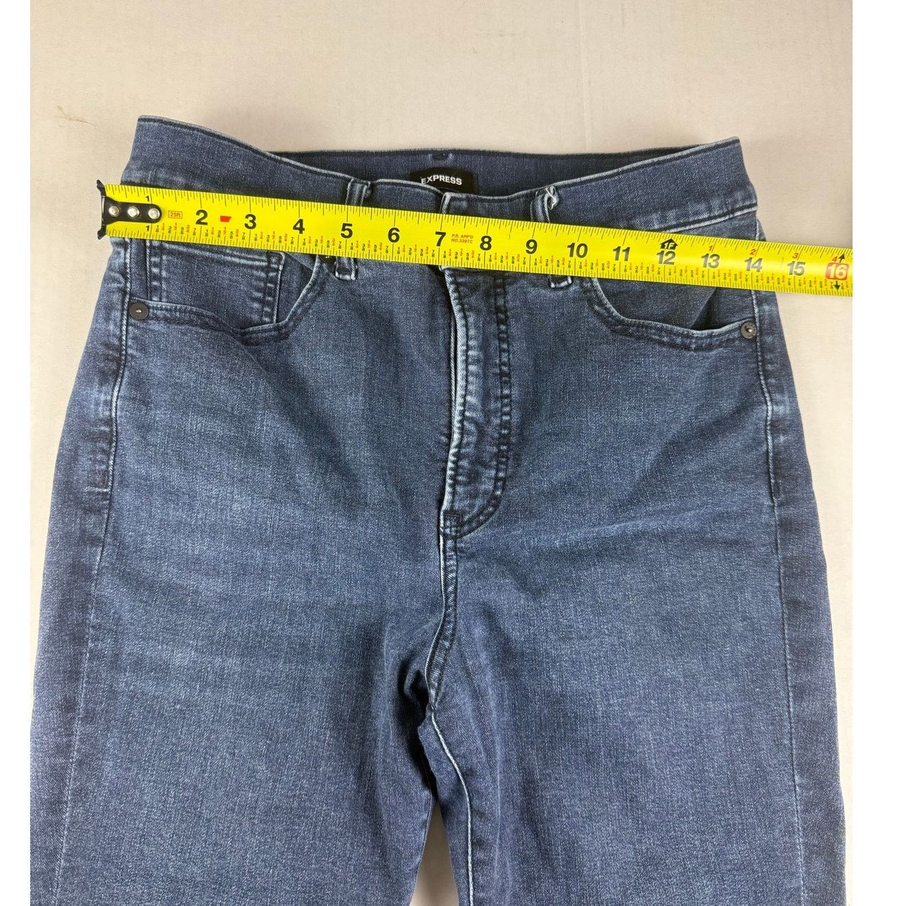 Express Express Skinny High Rise Jeans - Women's Size 8R, Blue Size 30" / US 8 / IT 44 - 2 Thumbnail