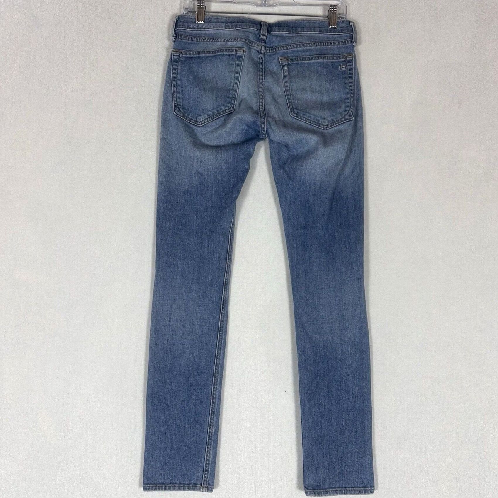 Rag & Bone rag & bone Dre Skinny Jeans Women's 26 Medium Wash Stretch Blue Denim Jeans Womens 26 Size 26" / US 2 / IT 38 - 6 Thumbnail