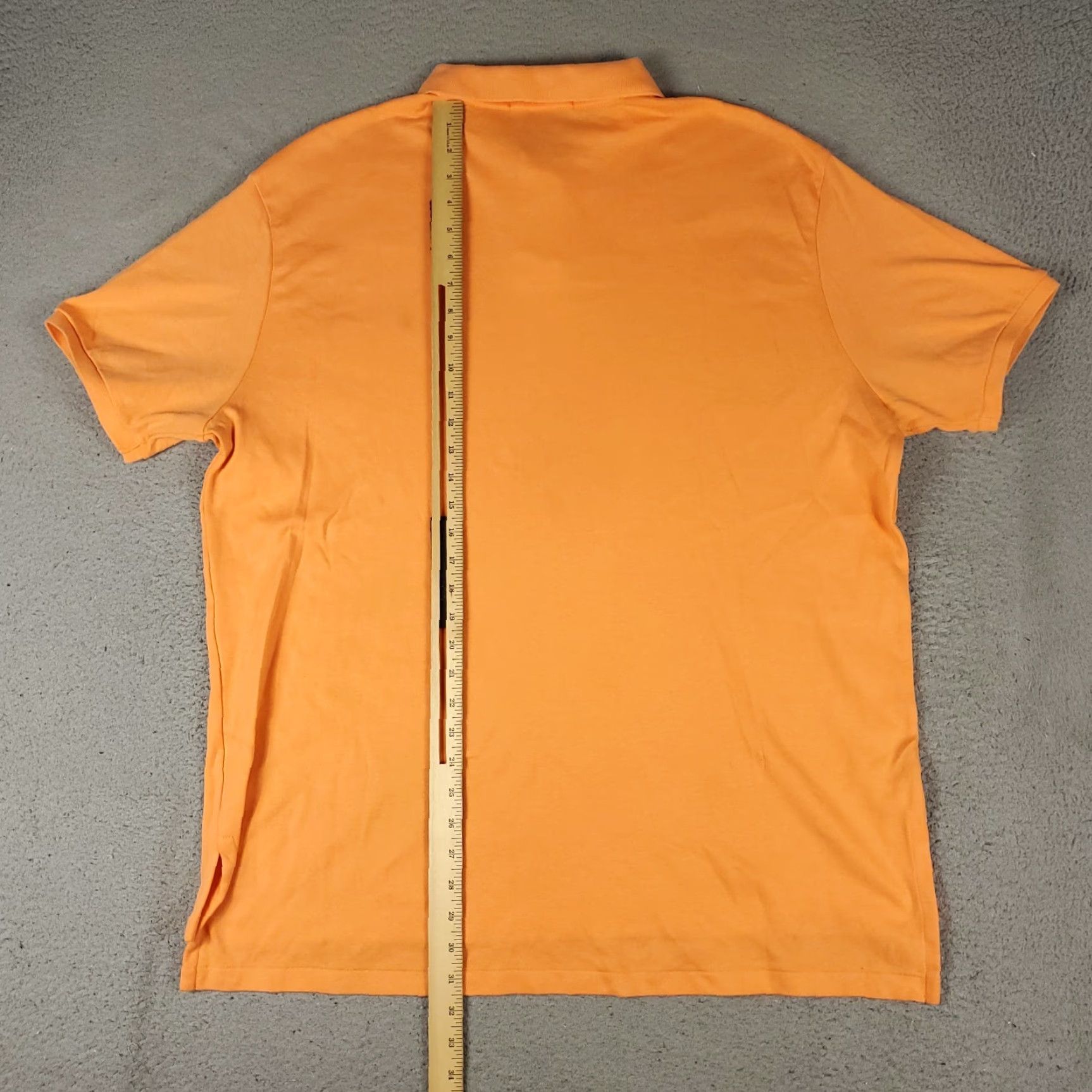 Ralph Lauren Ralph Lauren Polo Shirt Mens 2XL Orange Custom Fit Pony Casual Short Sleeve Shirt - Polo - Classic American Brand Size US XXL / EU 58 / 5 - 4 Thumbnail